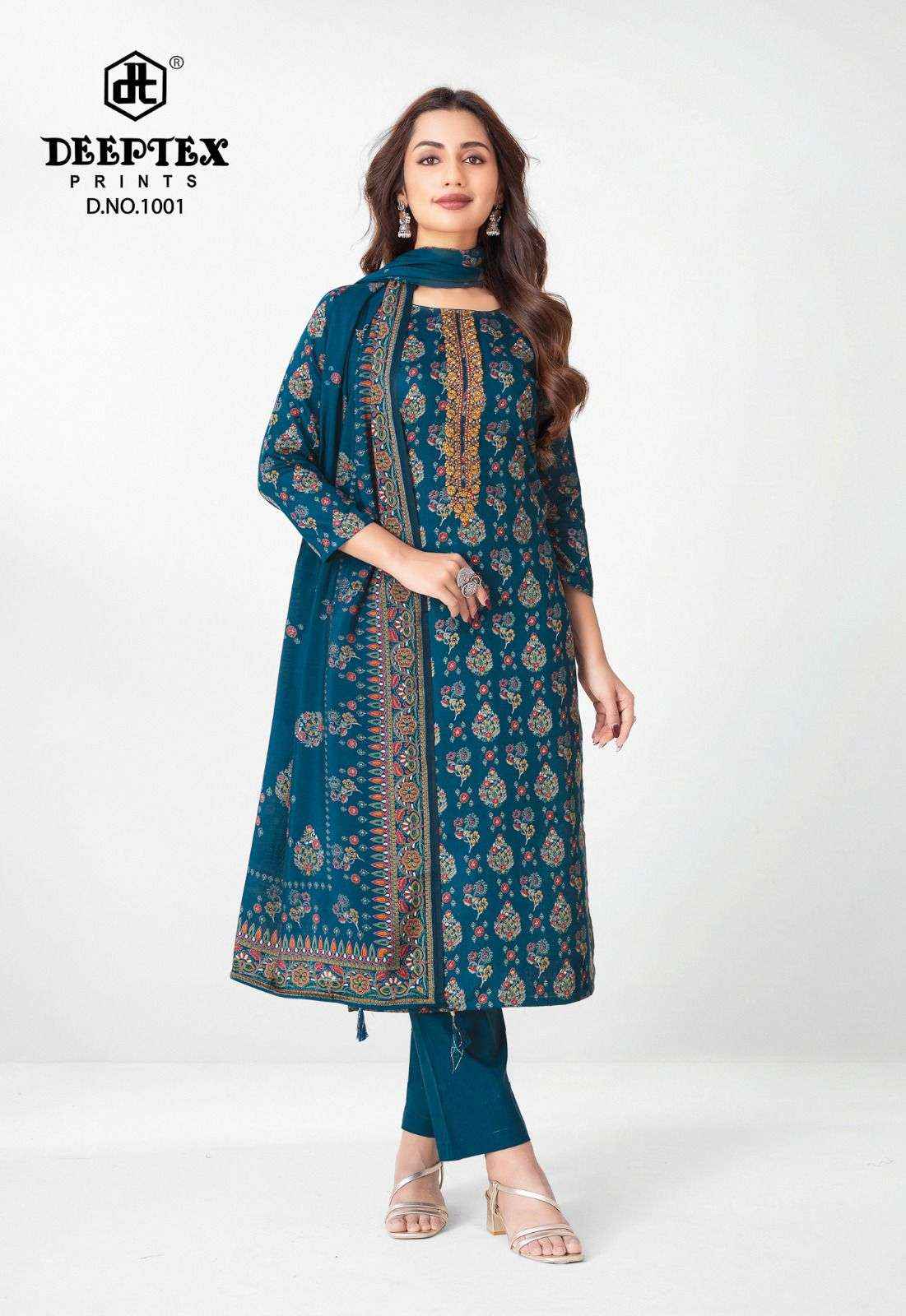 Deeptex Prints Mausami Vol 1 Heavy Jam Satin Dress Material Surat Wholesale Market ( 8 Pcs Catalogue )