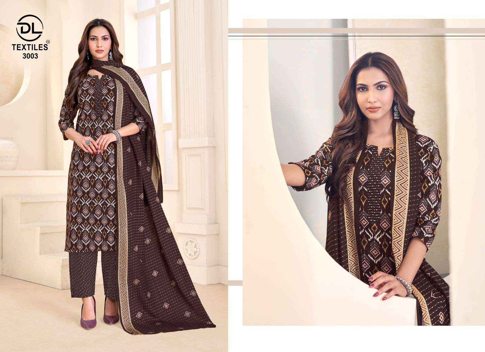 Dl Textile Nayarang Vol 3 Pure Cotton Readymade Suits Wholesale Price ( 10 Pcs Catalogue )