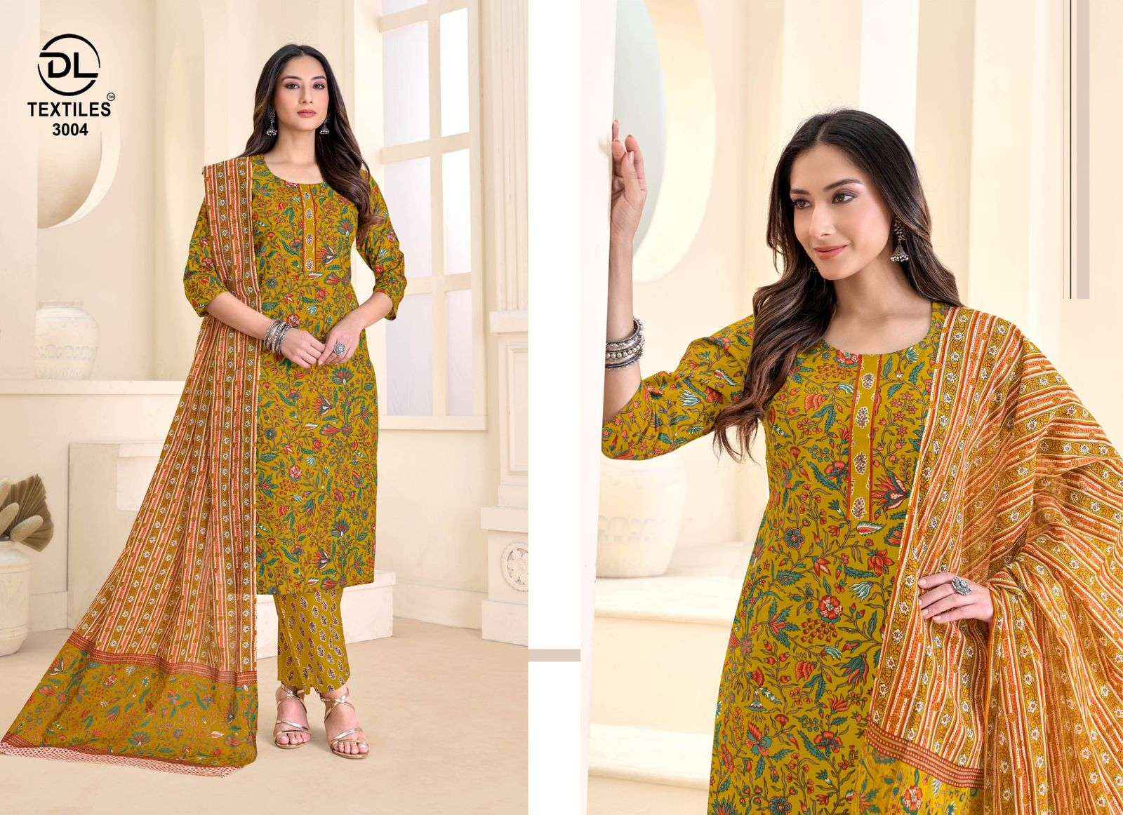 Dl Textile Nayarang Vol 3 Pure Cotton Readymade Suits Wholesale Price ( 10 Pcs Catalogue )