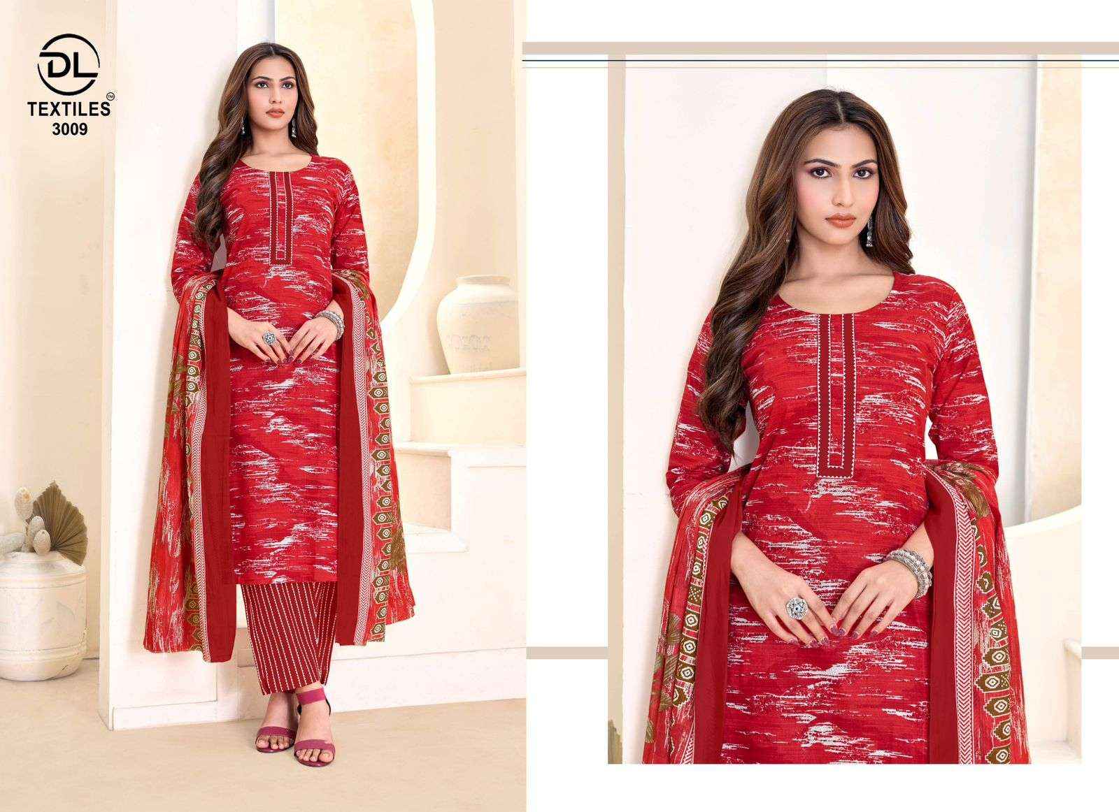 Dl Textile Nayarang Vol 3 Pure Cotton Readymade Suits Wholesale Price ( 10 Pcs Catalogue )