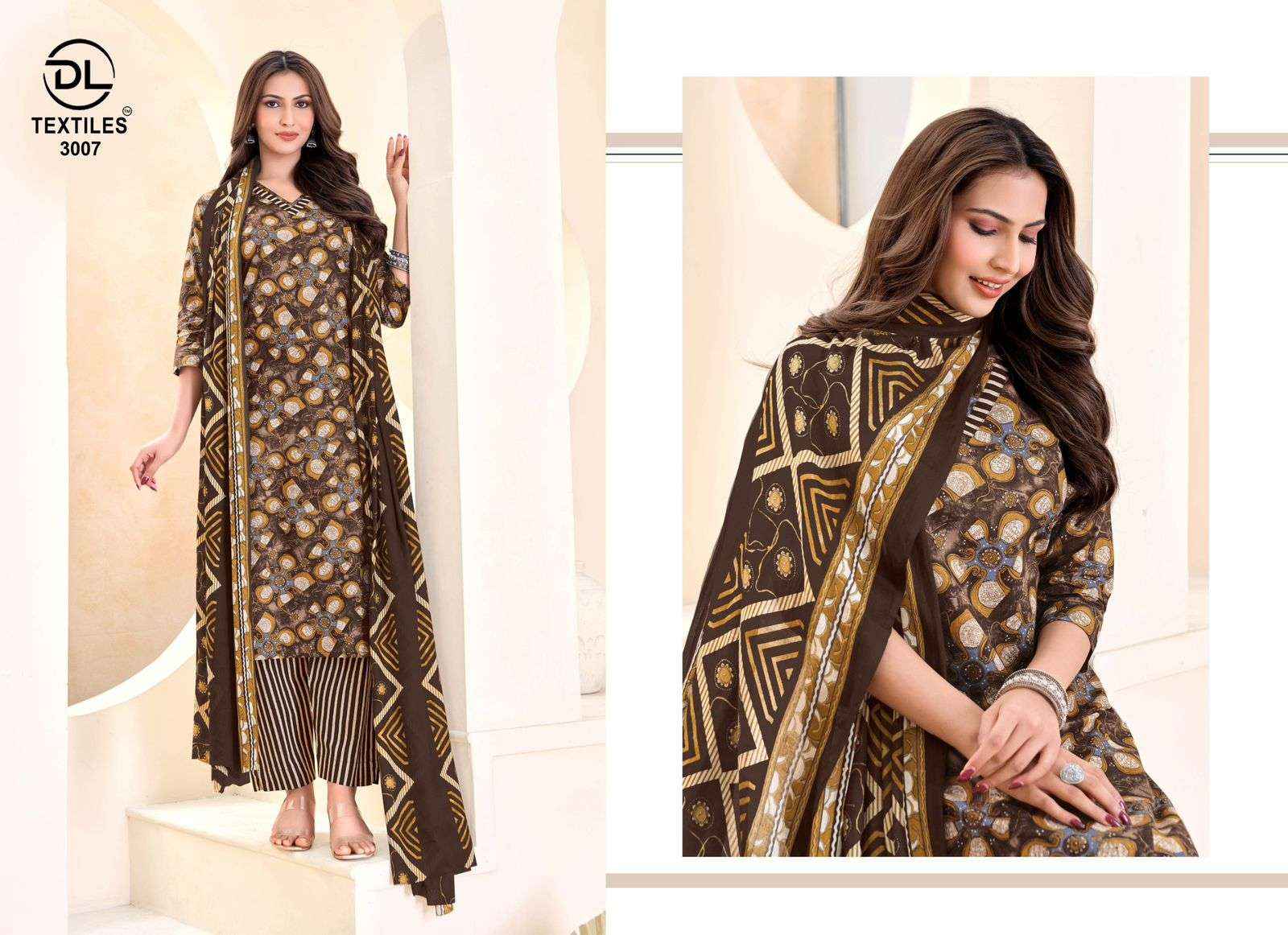 Dl Textile Nayarang Vol 3 Pure Cotton Readymade Suits Wholesale Price ( 10 Pcs Catalogue )