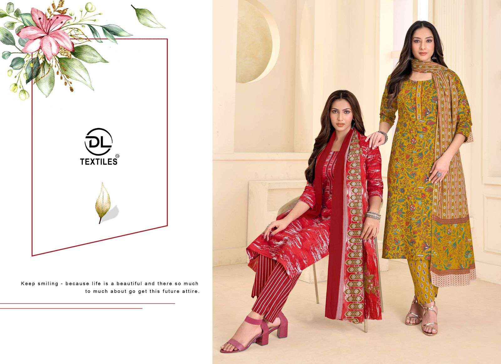 Dl Textile Nayarang Vol 3 Pure Cotton Readymade Suits Wholesale Price ( 10 Pcs Catalogue )