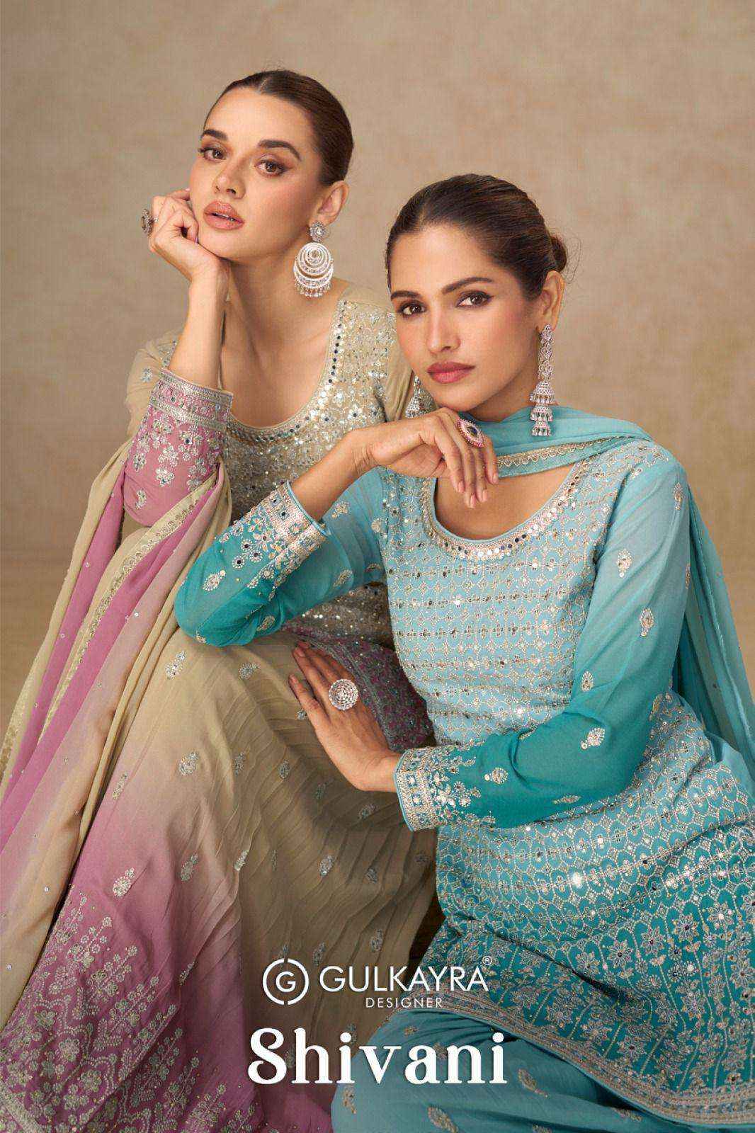 Gulkayra Shivani 7668 To 7670 Designer Palazzo Partywear Suit Wholesale Rate ( 3 Pcs Catalog )