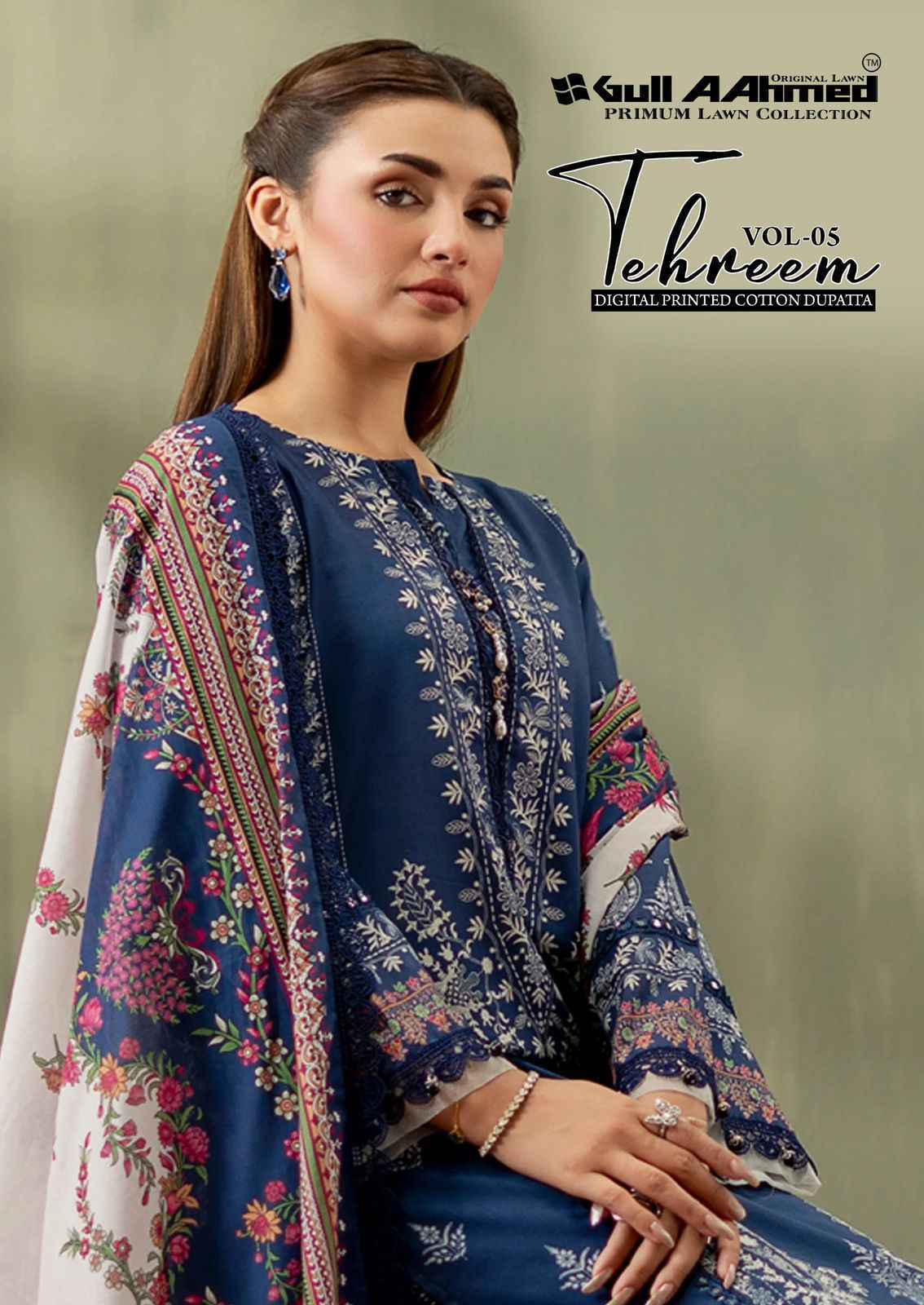 Gull Ahmed Tehreem Vol 5 Cambridge Cotton Dress Material Surat Wholesale ( 6 Pc Catalouge )