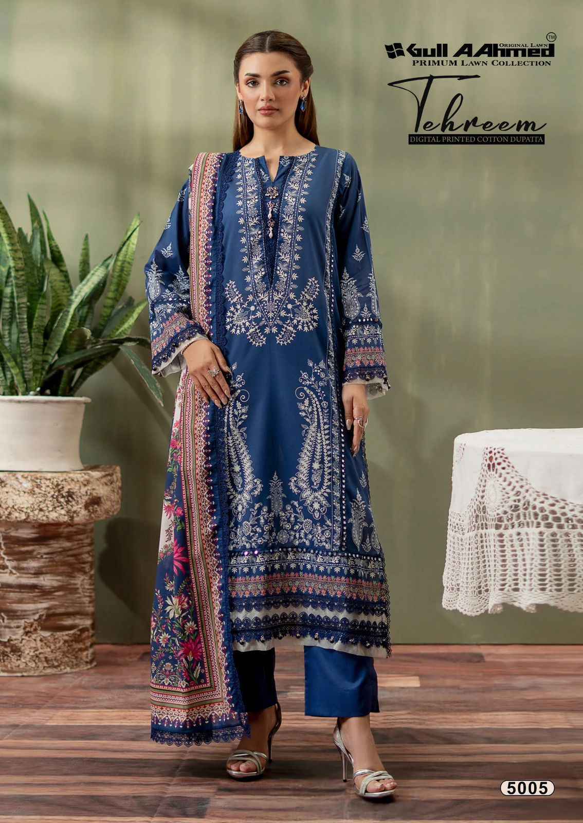 Gull Ahmed Tehreem Vol 5 Cambridge Cotton Dress Material Surat Wholesale ( 6 Pc Catalouge )