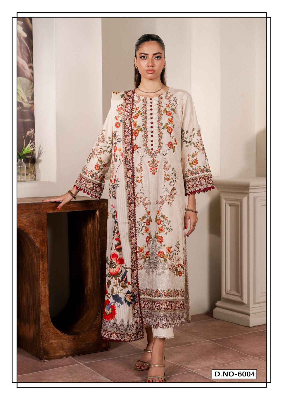 Hala Mira Nur Vol 1 Cotton Dress Material Surat Wholesale Market ( 6 pcs Catalogue )