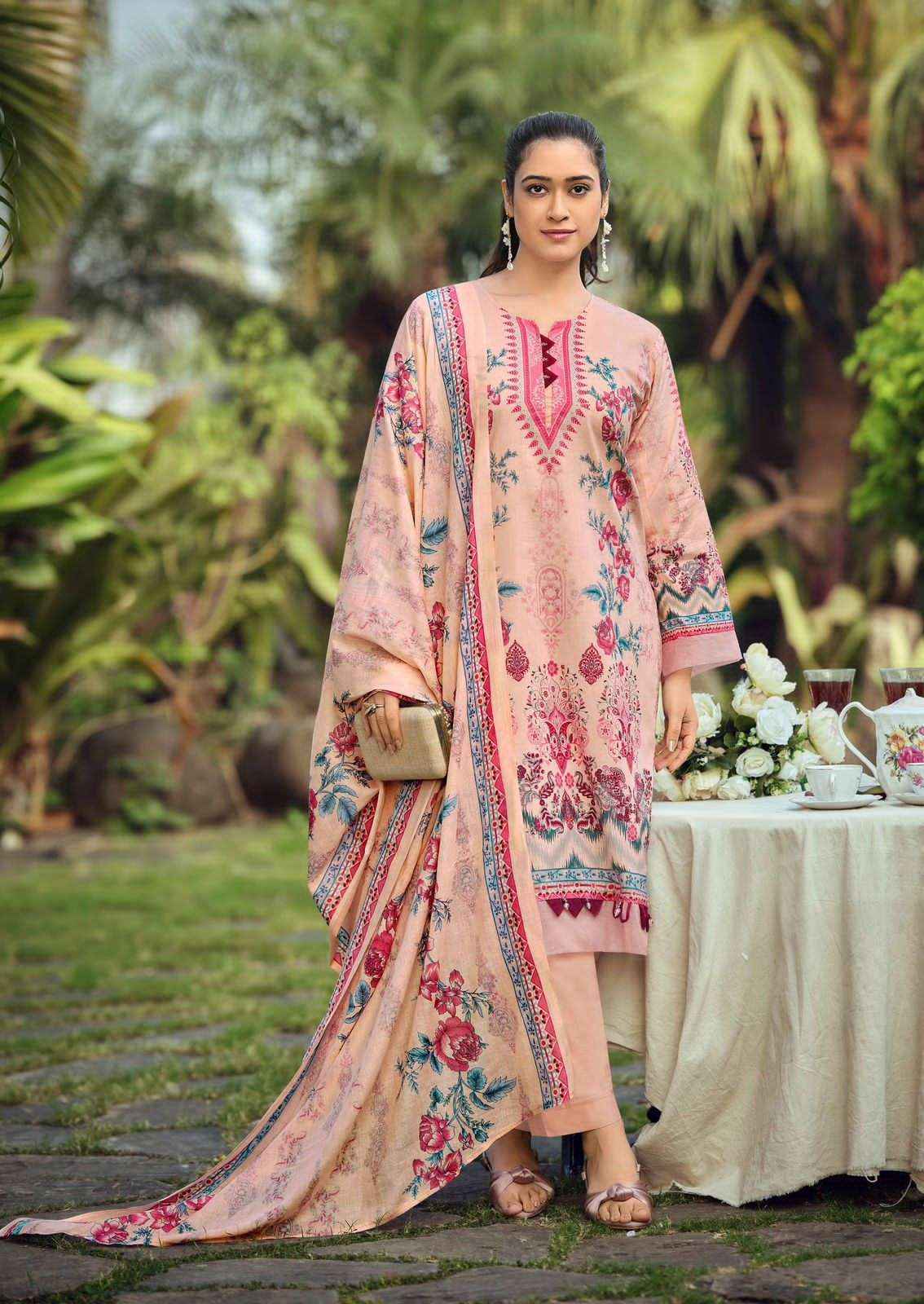Ishaal Prints Gulmohar Vol 39 Printed Pure Lawn Salwar Kameez Wholesale Rate ( 10 Pcs Catalog )