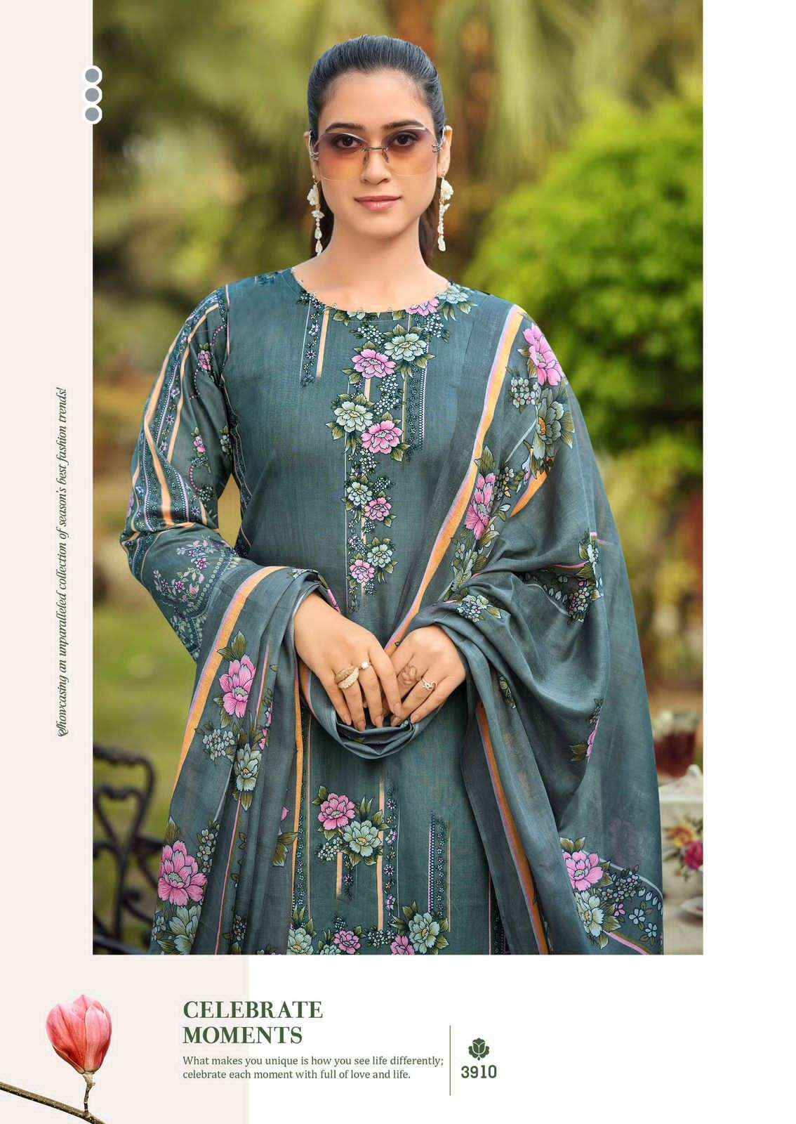 Ishaal Prints Gulmohar Vol 39 Printed Pure Lawn Salwar Kameez Wholesale Rate ( 10 Pcs Catalog )