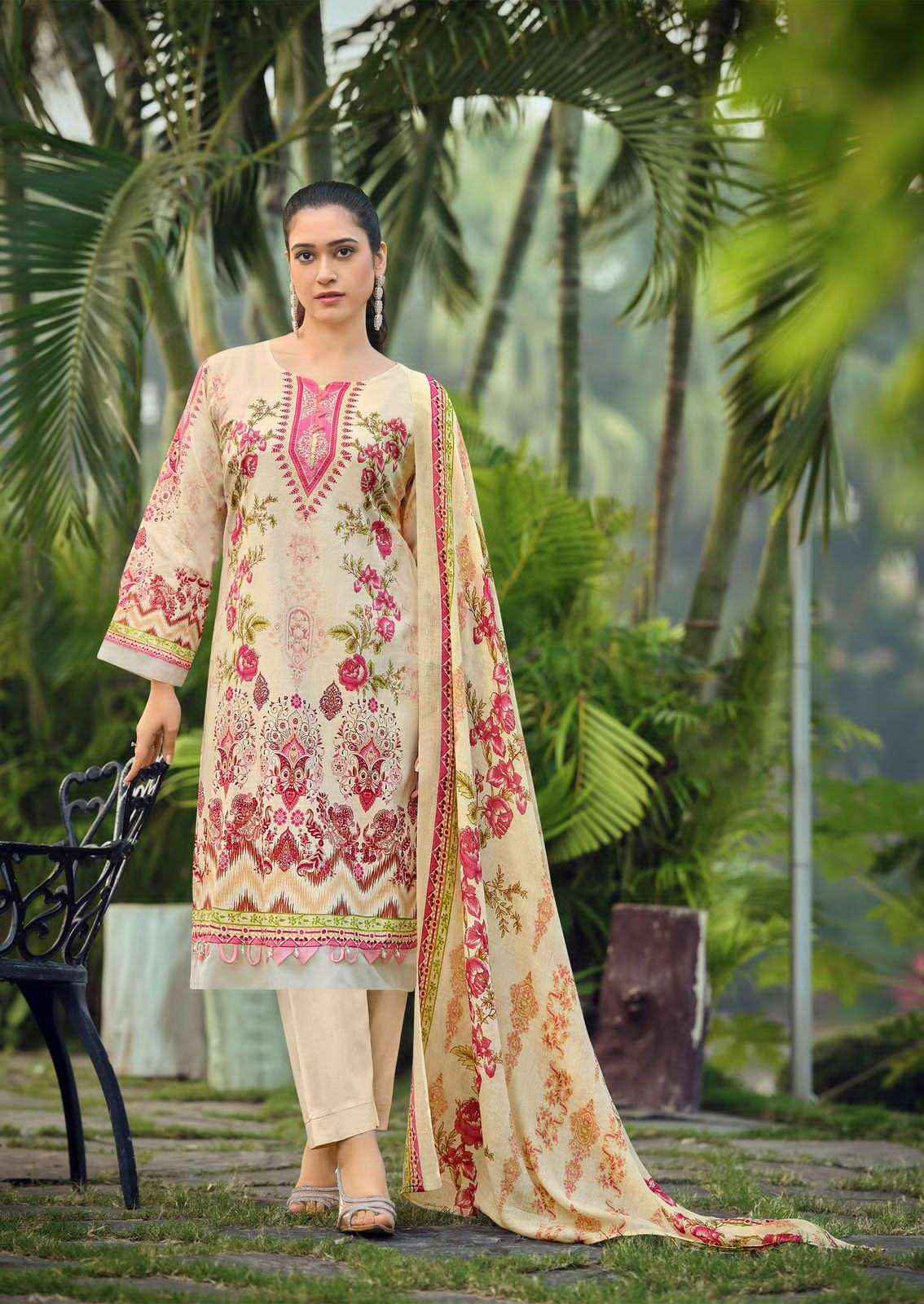 Ishaal Prints Gulmohar Vol 39 Printed Pure Lawn Salwar Kameez Wholesale Rate ( 10 Pcs Catalog )