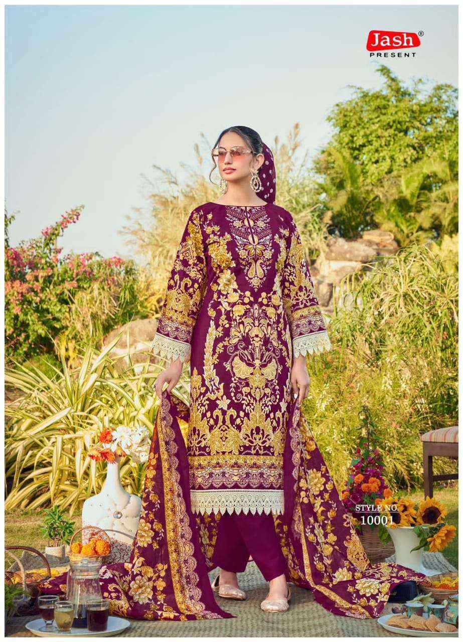 Jash Bellisha Vol 10 Cotton Dress Material Wholesale Catalog Price ( 10 pcs Catalogue )