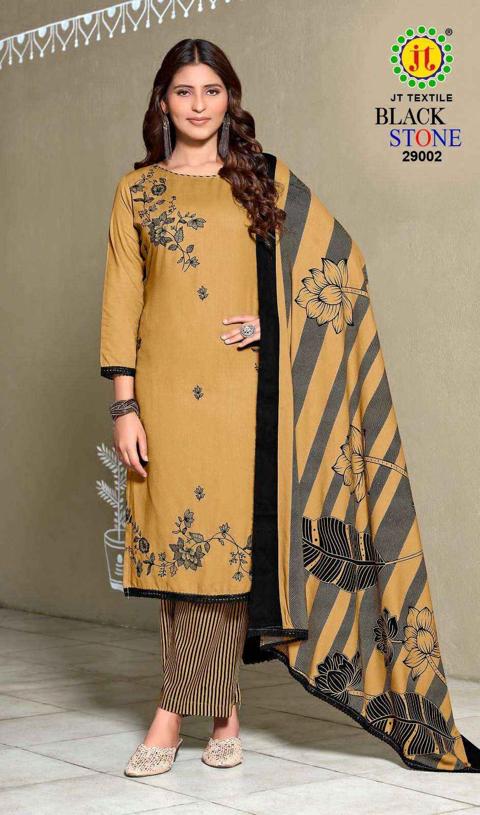 Jt Black Stone Vol 29 Rayon Salwar Suit Latest Catalogue Wholesale Price ( 5 Pcs Catalogue )