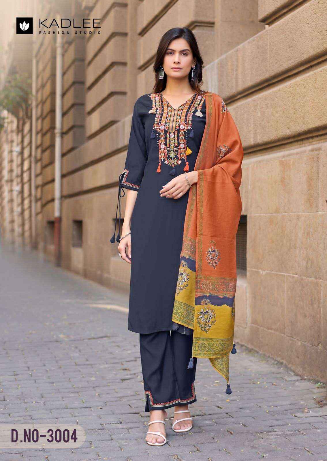 Kadlee Shagun Exclusive Style Kurti Pant Dupatta Set Wholesale Rate ( 4 Pcs Catalog )