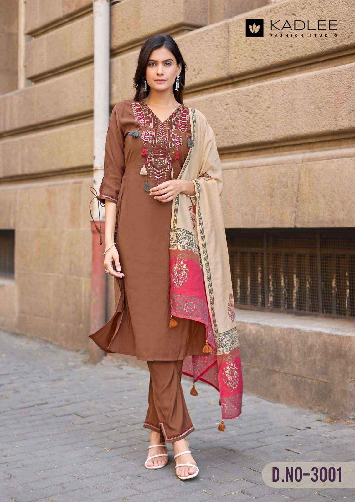 Kadlee Shagun Exclusive Style Kurti Pant Dupatta Set Wholesale Rate ( 4 Pcs Catalog )