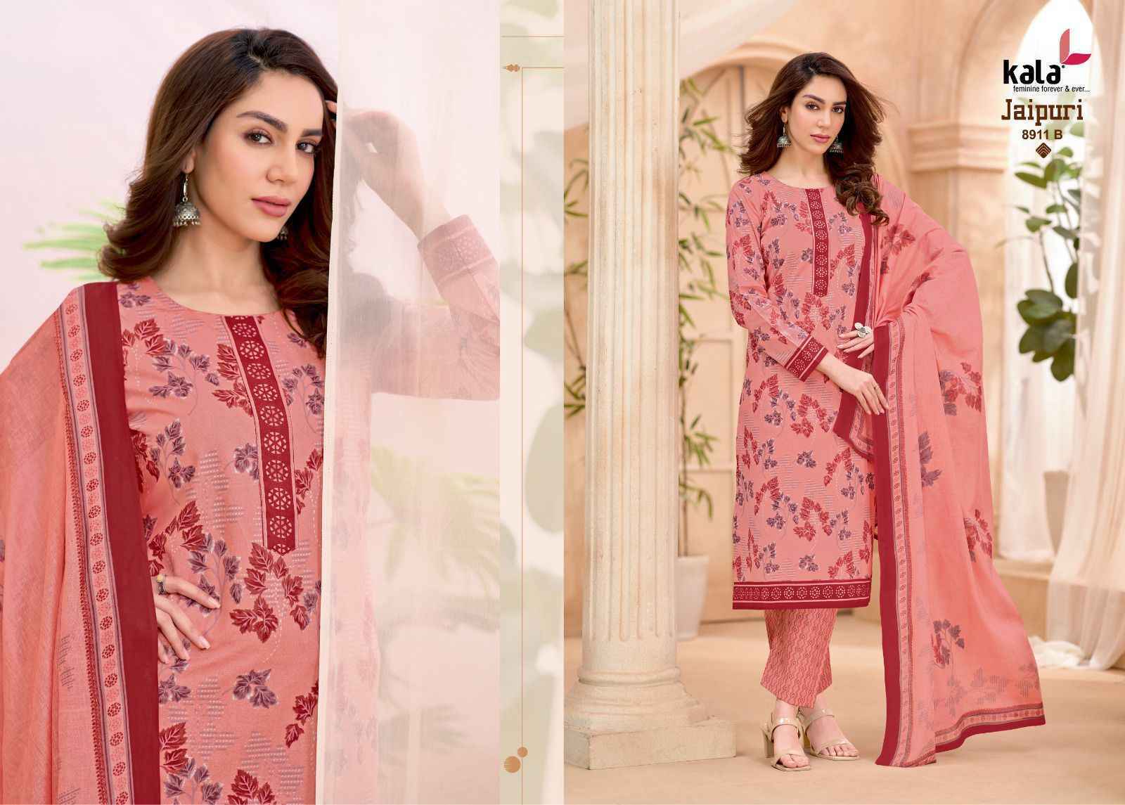 Kala Jaipuri Vol 9 Cotton Dress Material New Catalogue Wholesale Price ( 12 Pc Catalogue )