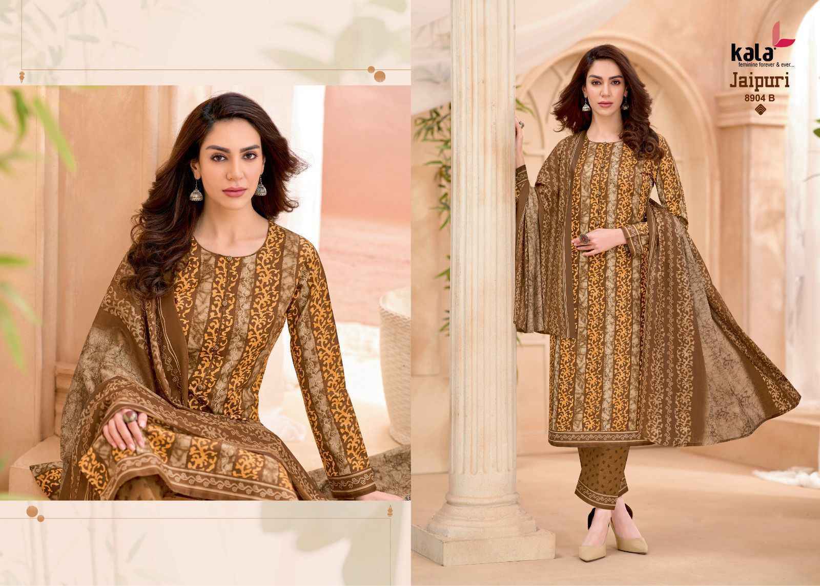 Kala Jaipuri Vol 9 Cotton Dress Material New Catalogue Wholesale Price ( 12 Pc Catalogue )