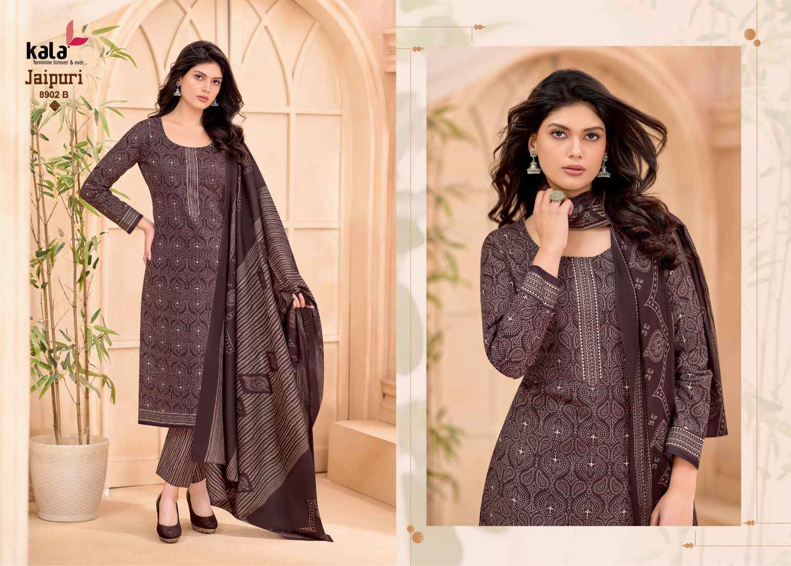 Kala Jaipuri Vol 9 Cotton Dress Material New Catalogue Wholesale Price ( 12 Pc Catalogue )