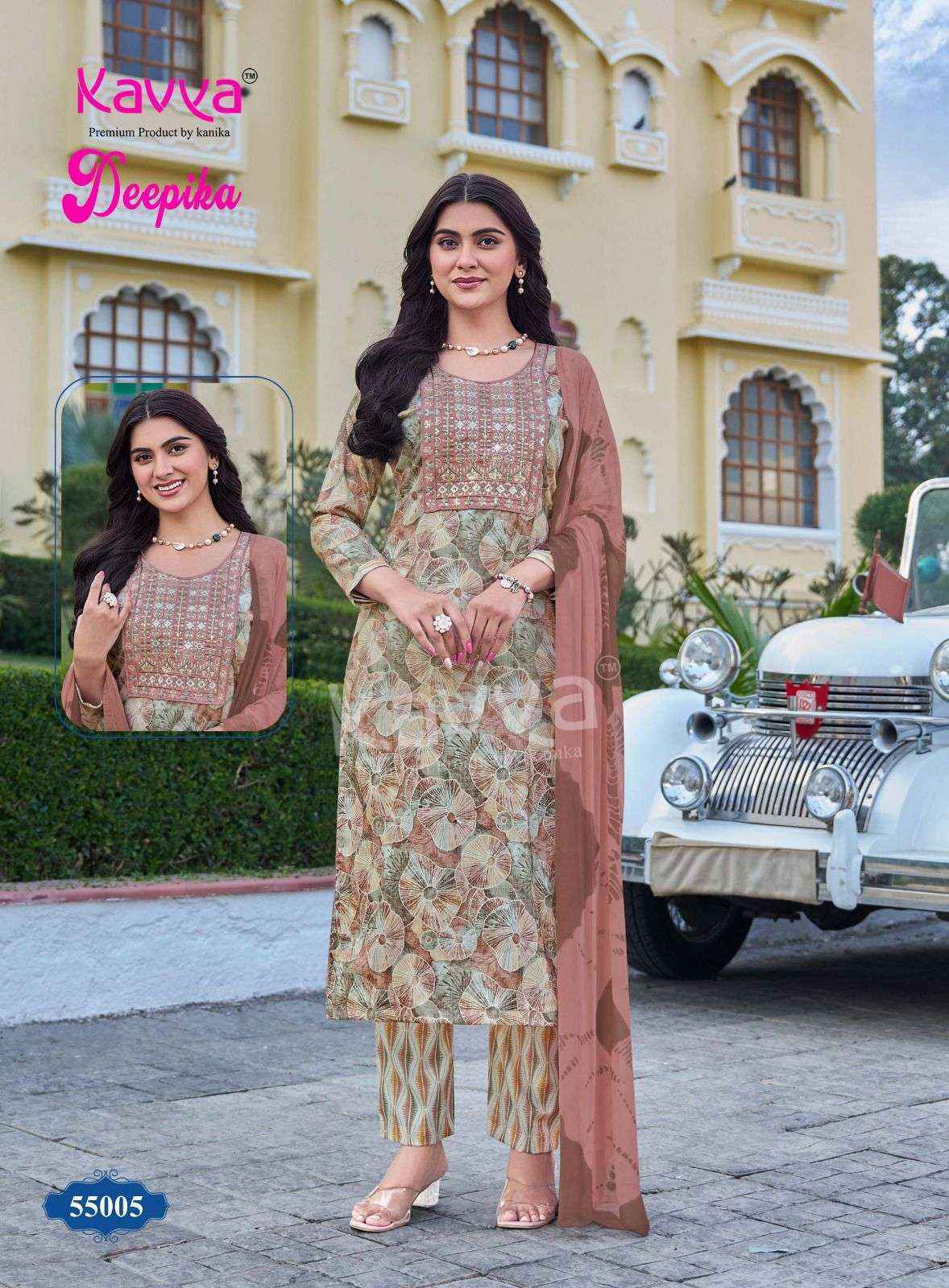 Kavya Deepika Vol 55 Capsule Kurti Combo Set Wholesale Rate ( 10 Pcs Catalog )
