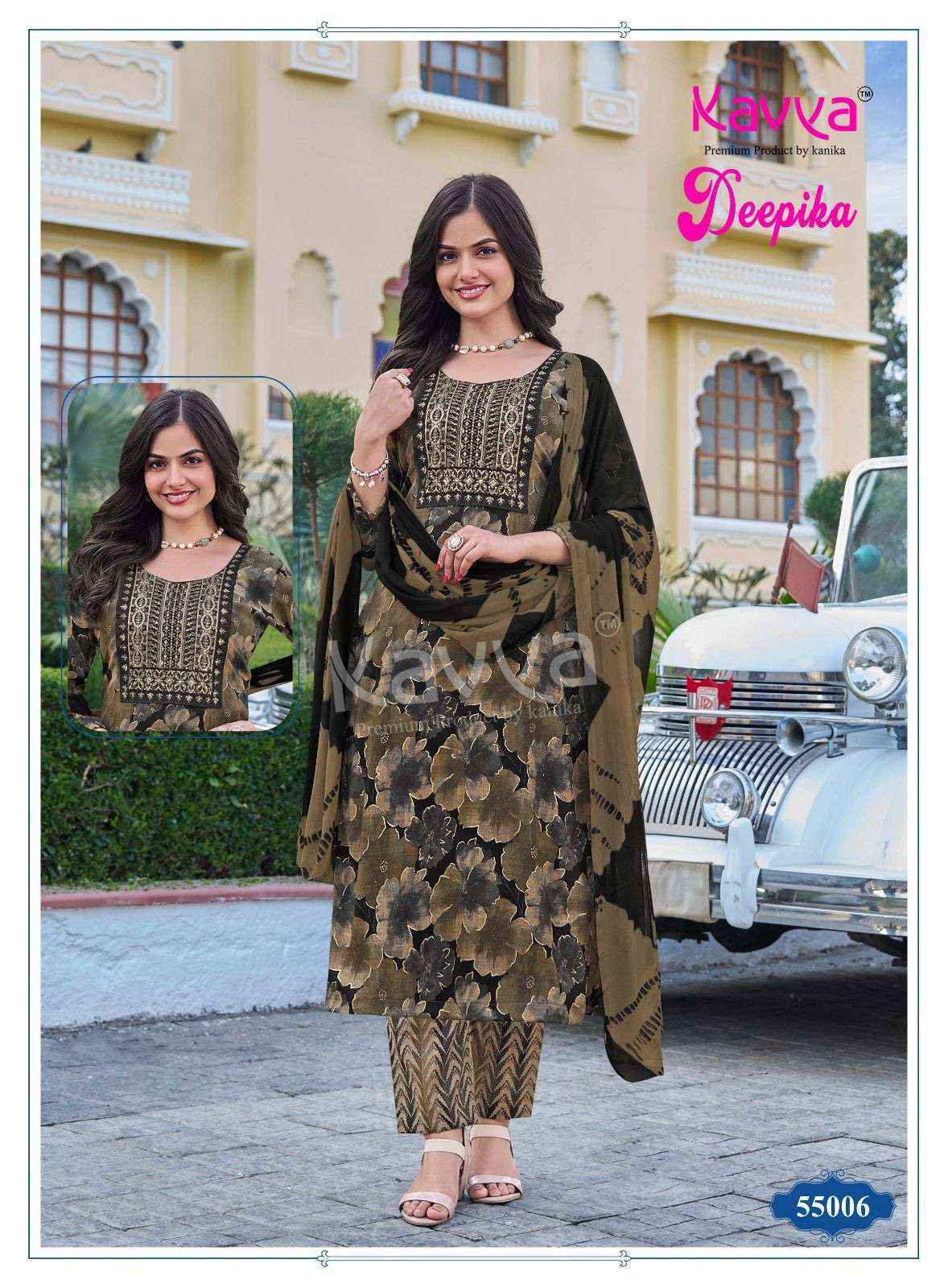 Kavya Deepika Vol 55 Capsule Kurti Combo Set Wholesale Rate ( 10 Pcs Catalog )