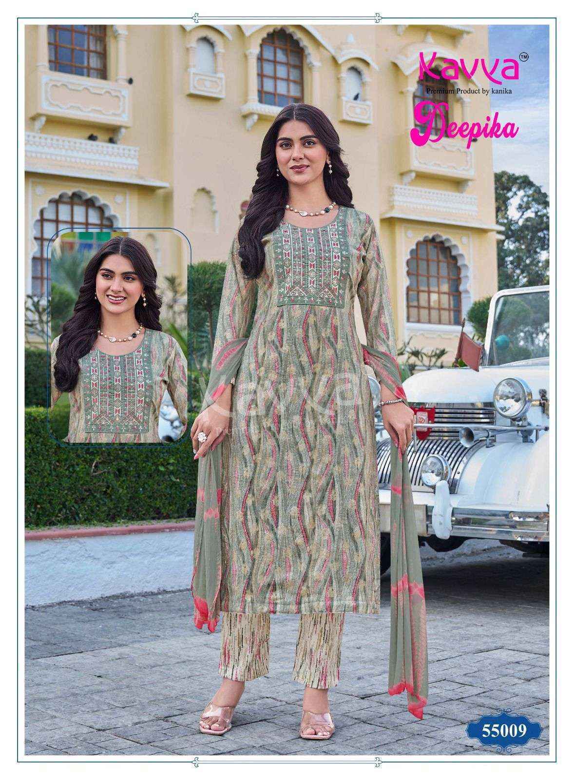 Kavya Deepika Vol 55 Capsule Kurti Combo Set Wholesale Rate ( 10 Pcs Catalog )