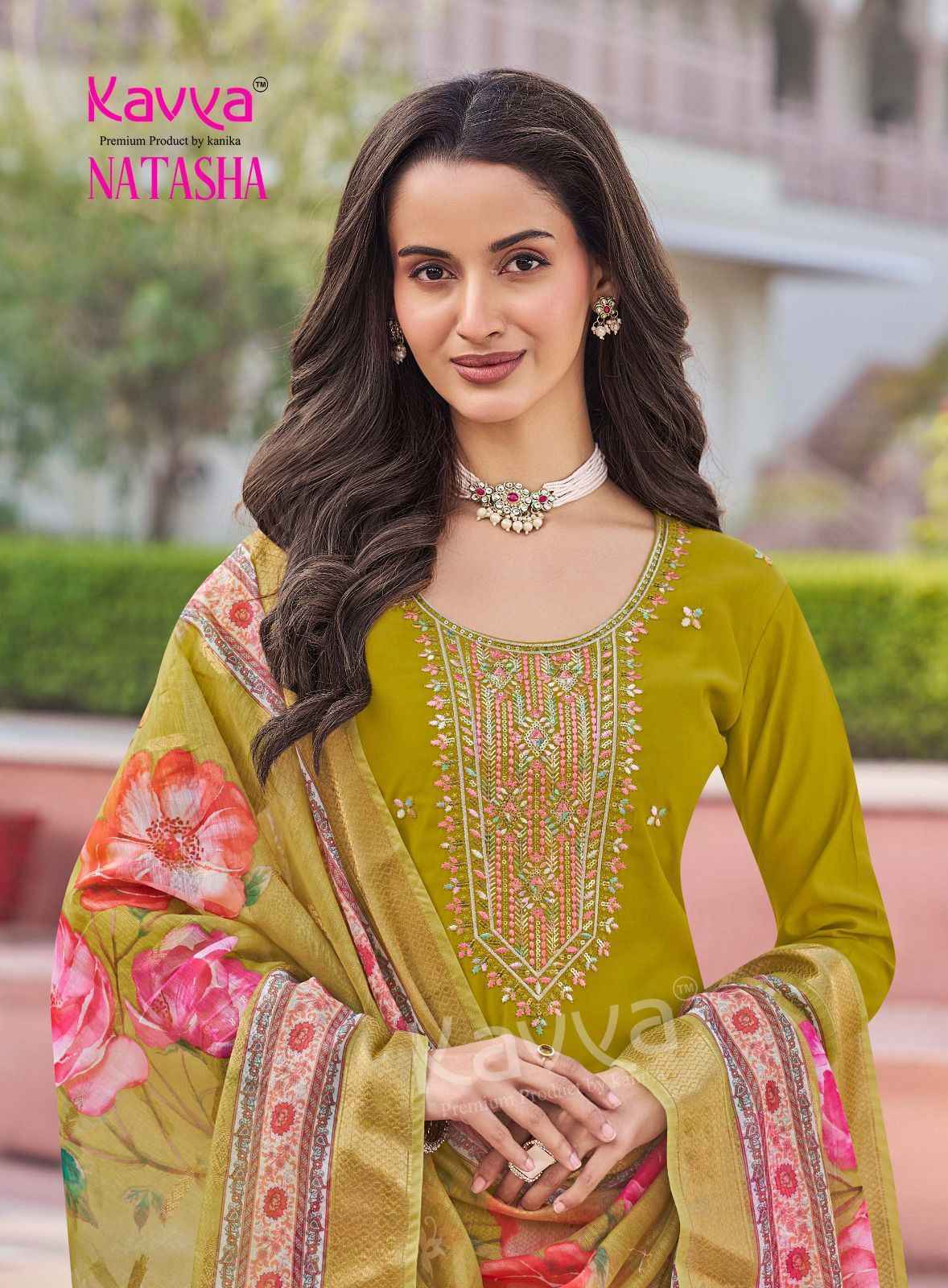 Kavya Natasha Vol 7 Roman Silk Kurti Combo Set Wholesale Rate ( 10 Pcs Catalog )