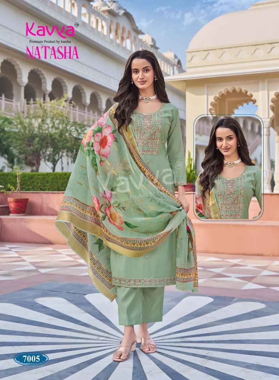 Kavya Natasha Vol 7 Roman Silk Kurti Combo Set Wholesale Rate ( 10 Pcs Catalog )