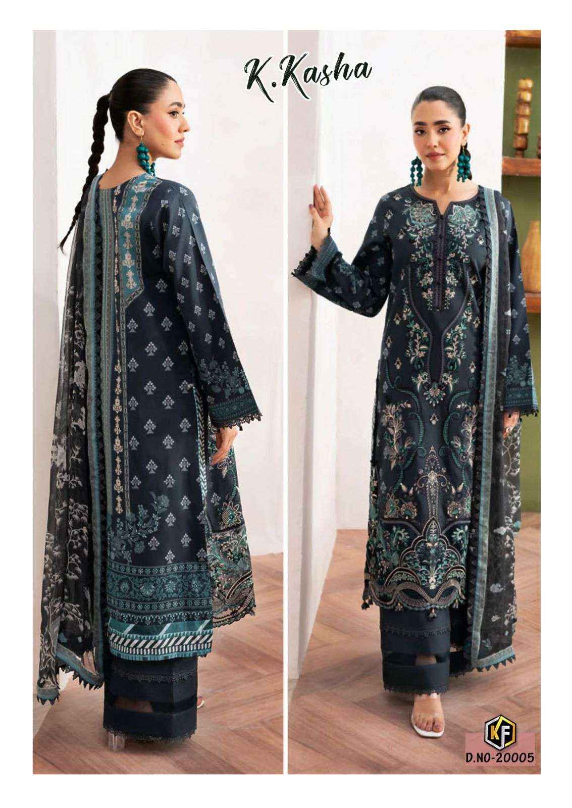 Keval Fab K Kasha Vol 20 Exclusive Style Cotton Salwar Kameez Wholesale Rate ( 6 Pcs Catalog )