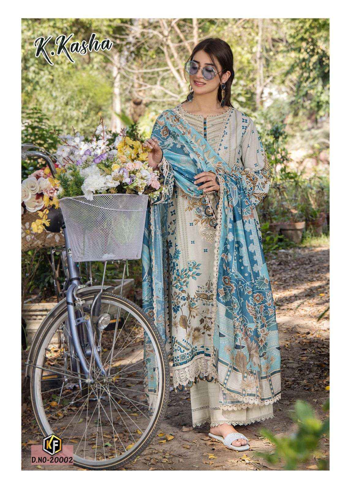 Keval Fab K Kasha Vol 20 Exclusive Style Cotton Salwar Kameez Wholesale Rate ( 6 Pcs Catalog )
