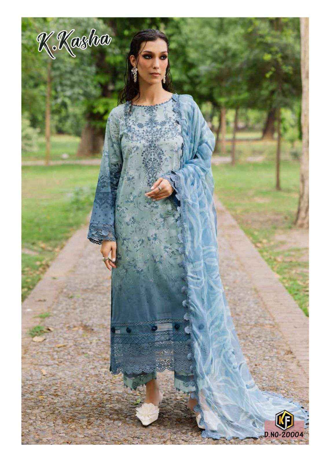 Keval Fab K Kasha Vol 20 Exclusive Style Cotton Salwar Kameez Wholesale Rate ( 6 Pcs Catalog )