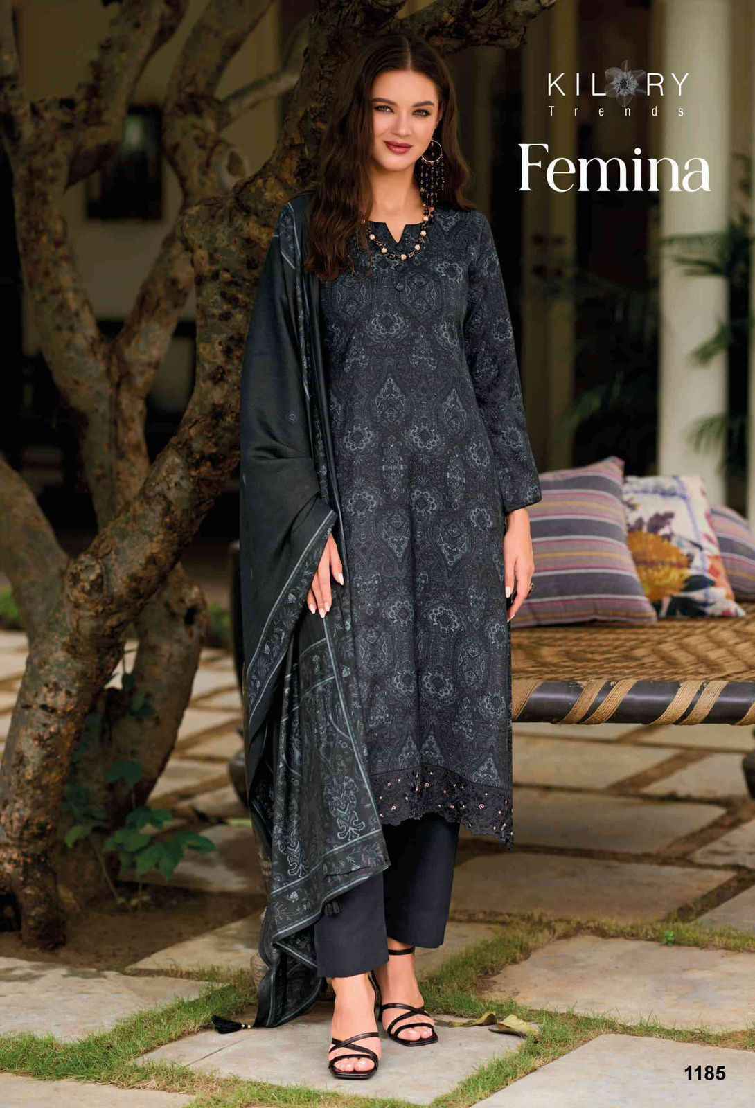 Kilory Trendz Femina Viscouse Modal Silk Dress Material Wholesale Price ( 8 pcs Catalogue )