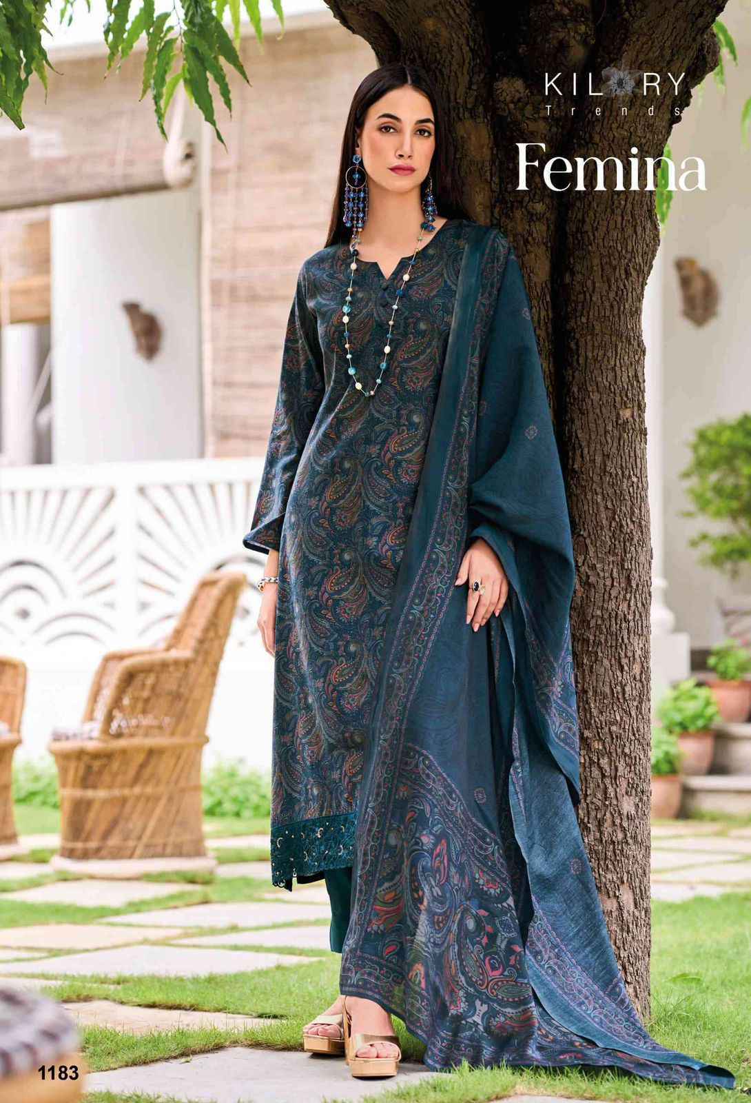 Kilory Trendz Femina Viscouse Modal Silk Dress Material Wholesale Price ( 8 pcs Catalogue )