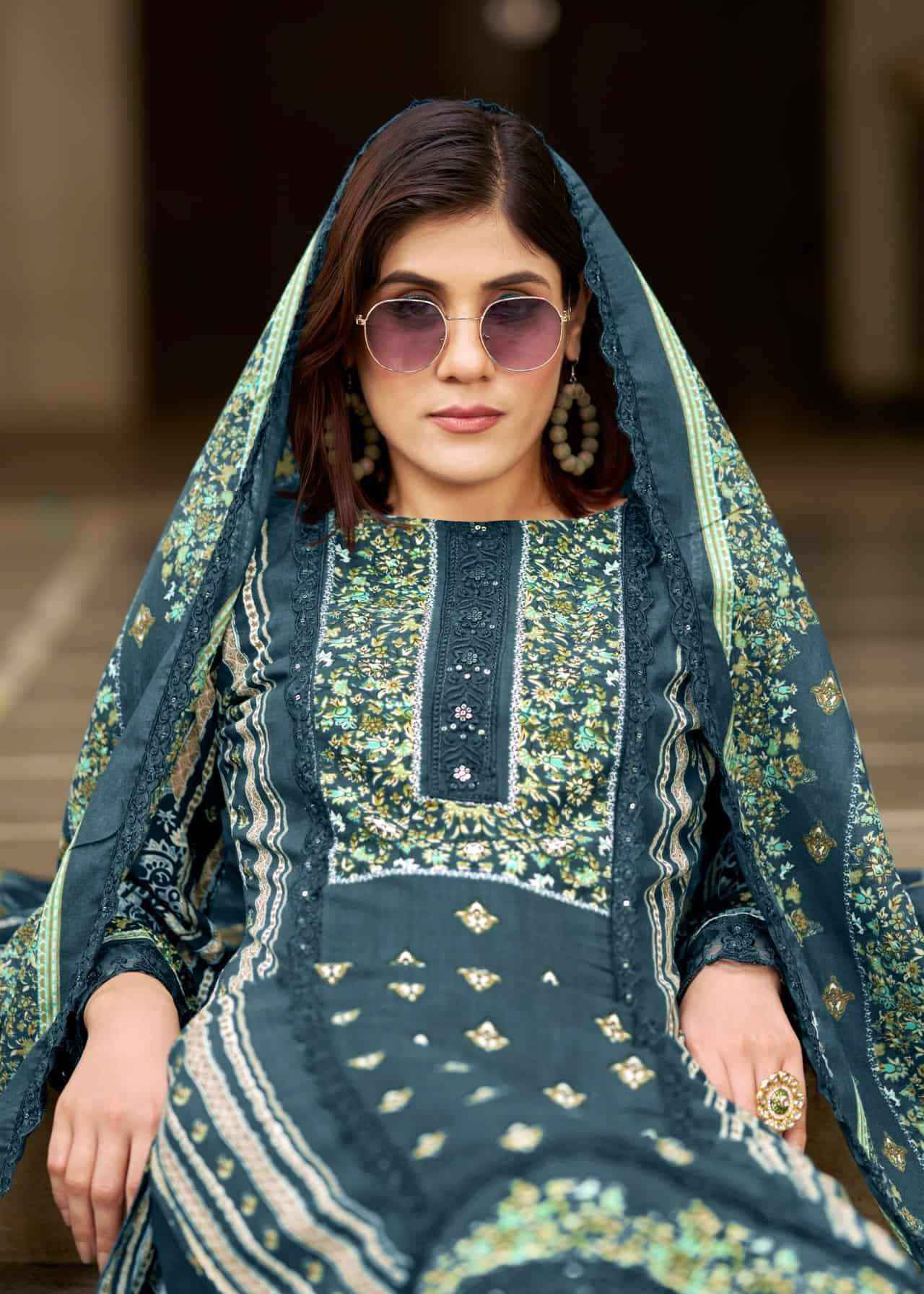 Levisha Bagh Digital Printed Rayon Salwar Kameez Wholesale Rate ( 5 Pcs Catalog )