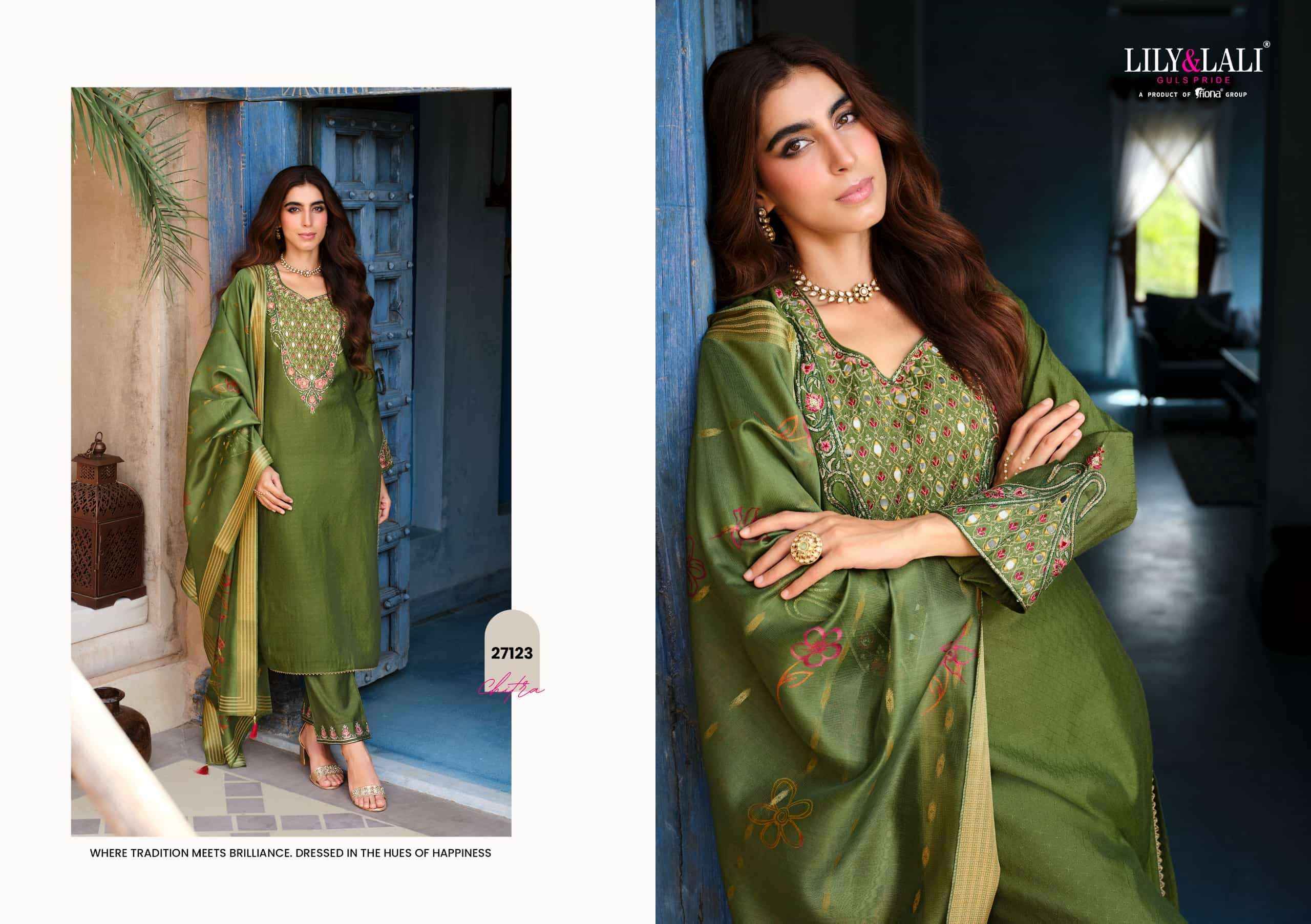Lily And Lali Chitra Premium Style Readymade 3 Piece Pair Wholesale Rate ( 4 Pcs Catalog )