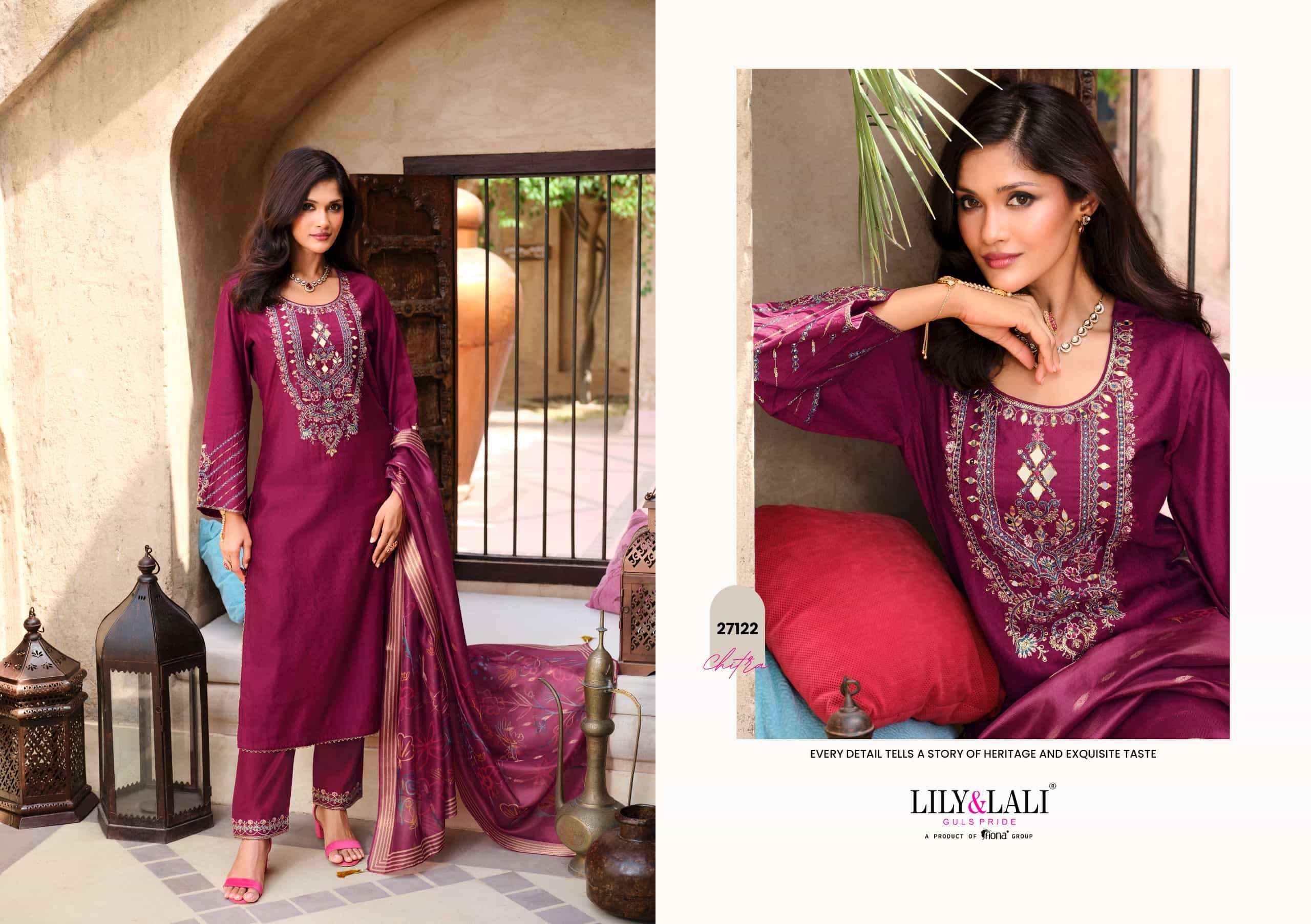Lily And Lali Chitra Premium Style Readymade 3 Piece Pair Wholesale Rate ( 4 Pcs Catalog )