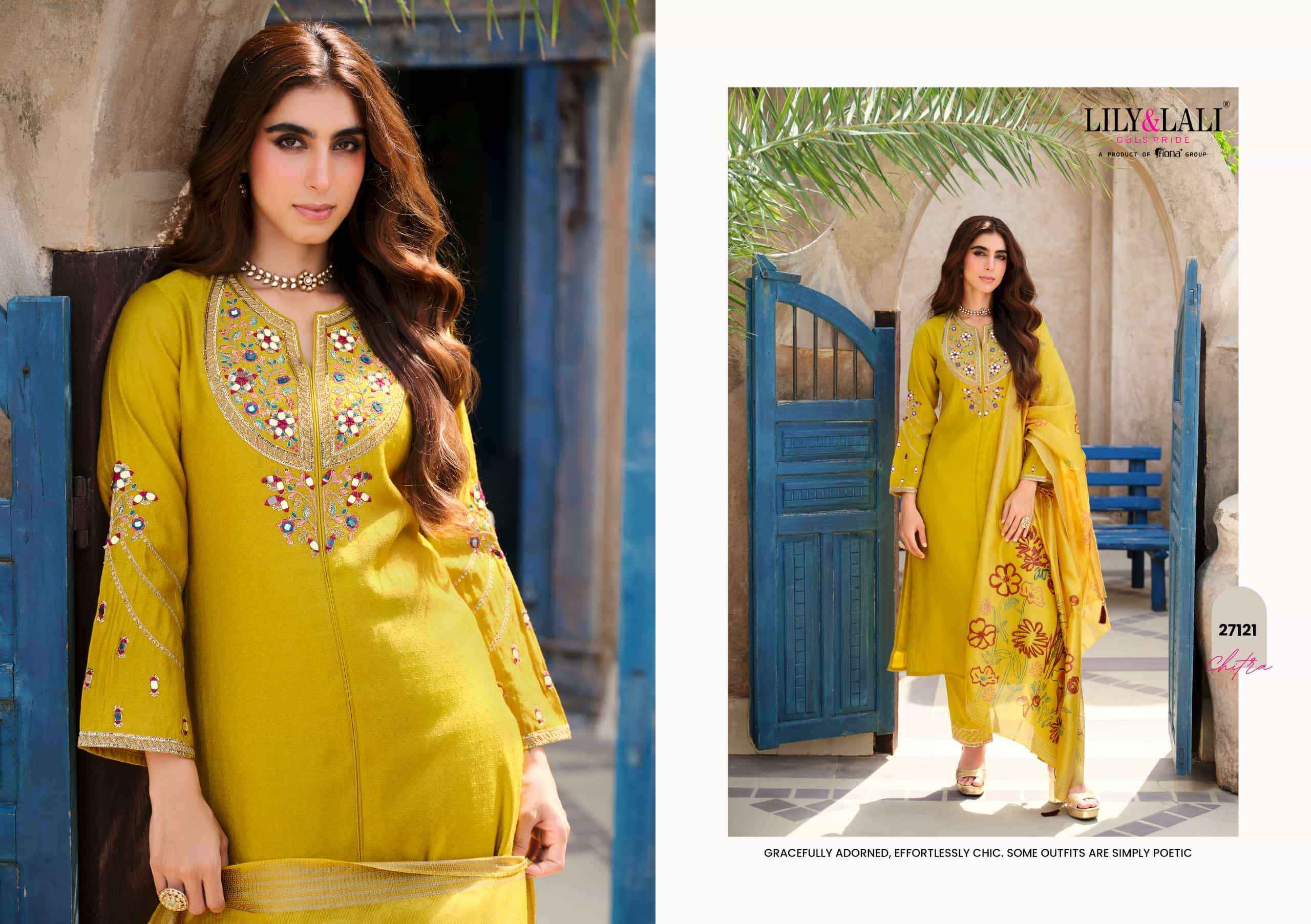 Lily And Lali Chitra Premium Style Readymade 3 Piece Pair Wholesale Rate ( 4 Pcs Catalog )