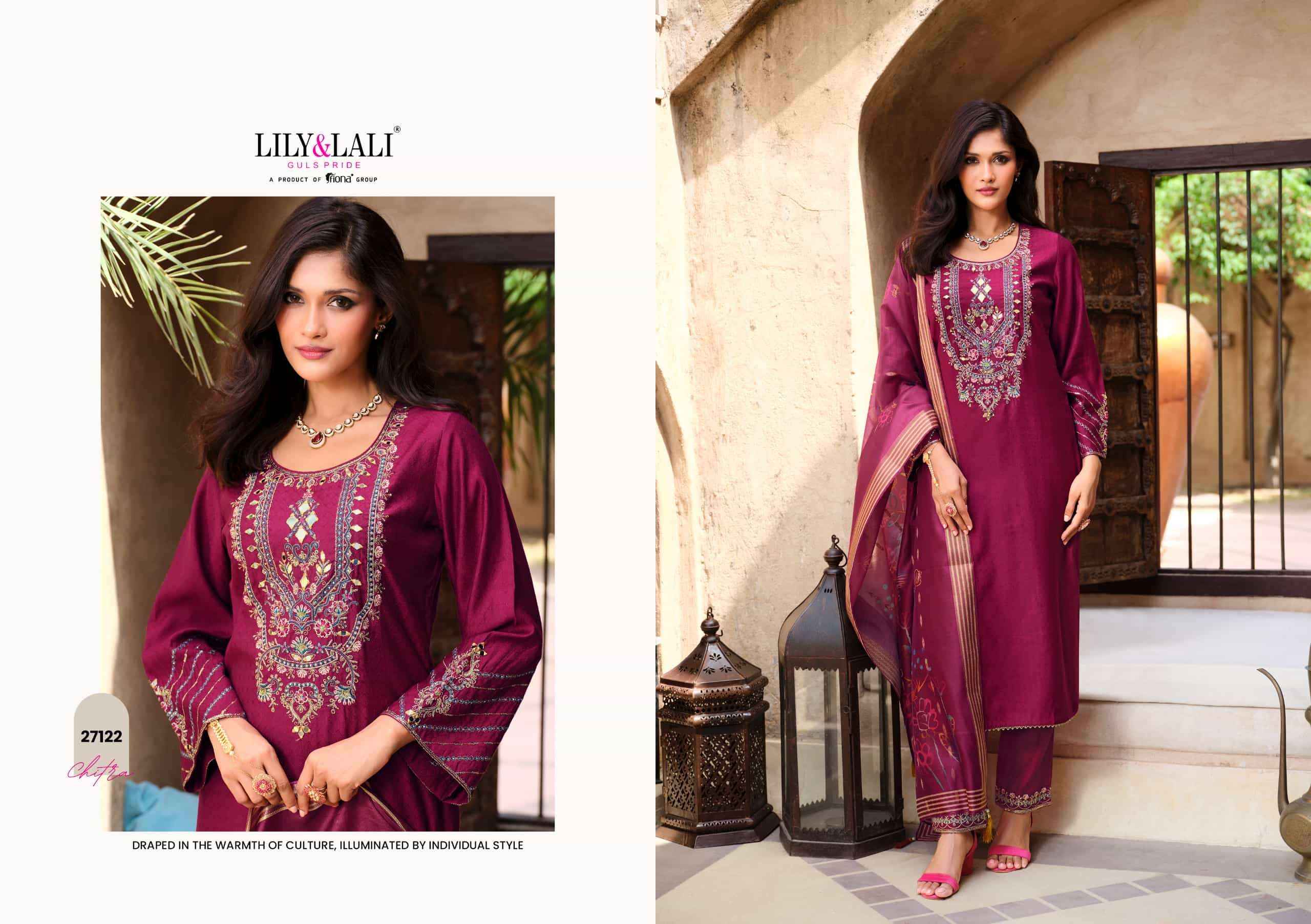 Lily And Lali Chitra Premium Style Readymade 3 Piece Pair Wholesale Rate ( 4 Pcs Catalog )