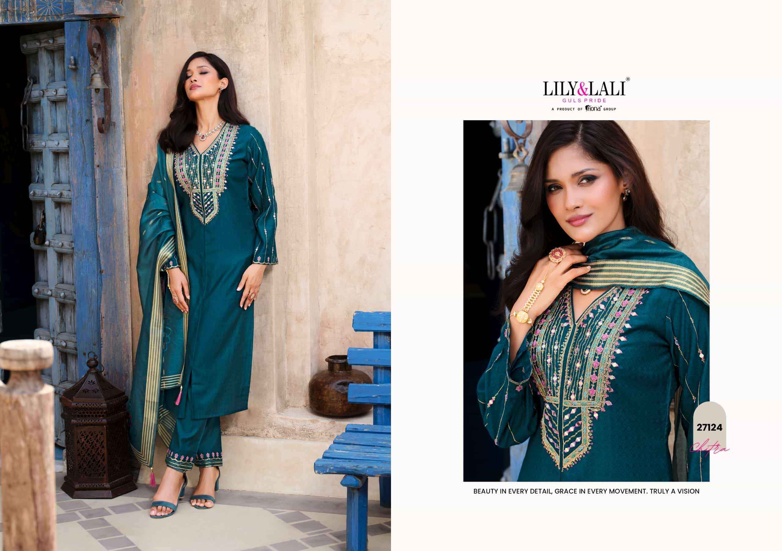 Lily And Lali Chitra Premium Style Readymade 3 Piece Pair Wholesale Rate ( 4 Pcs Catalog )