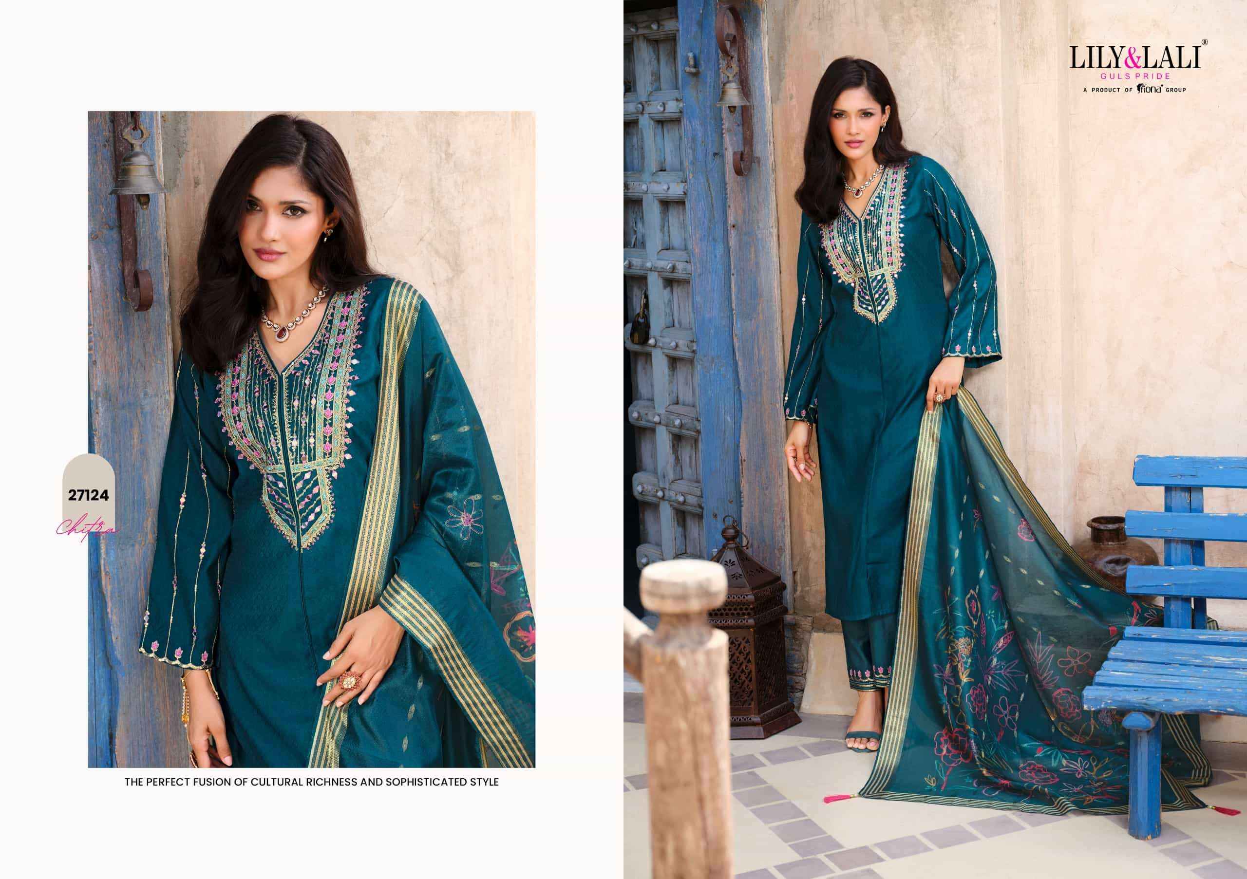 Lily And Lali Chitra Premium Style Readymade 3 Piece Pair Wholesale Rate ( 4 Pcs Catalog )