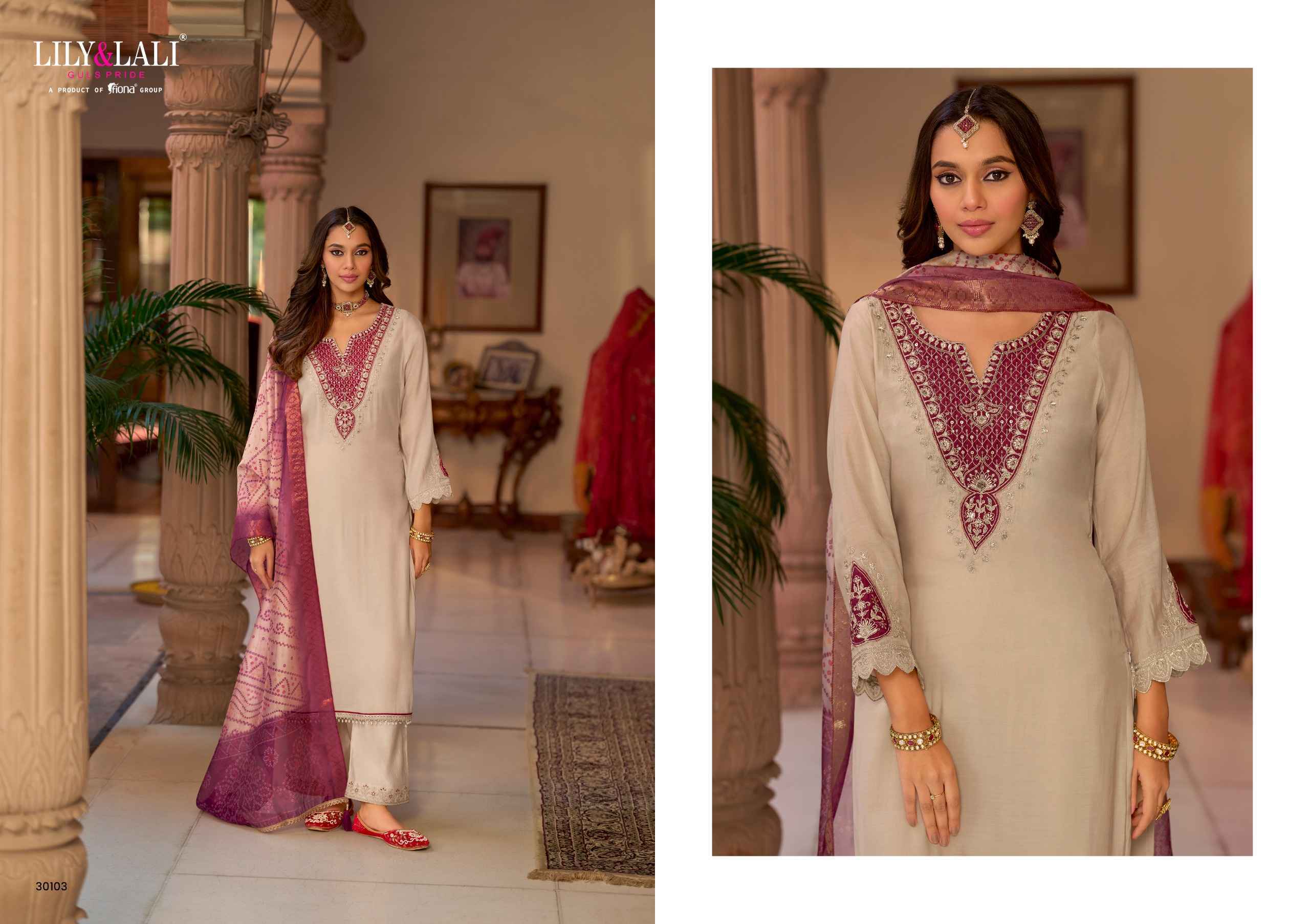 Lily & Lali Ananta Mull Chanderi Readymade Suit Wholesale Price ( 4 pcs Catalogue )
