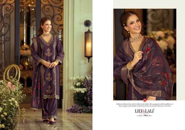 Lily & Lali Gulabo Readymade Shimmer Viscose Silk Dress Wholesale Rate ( 4 Pcs Catalog )