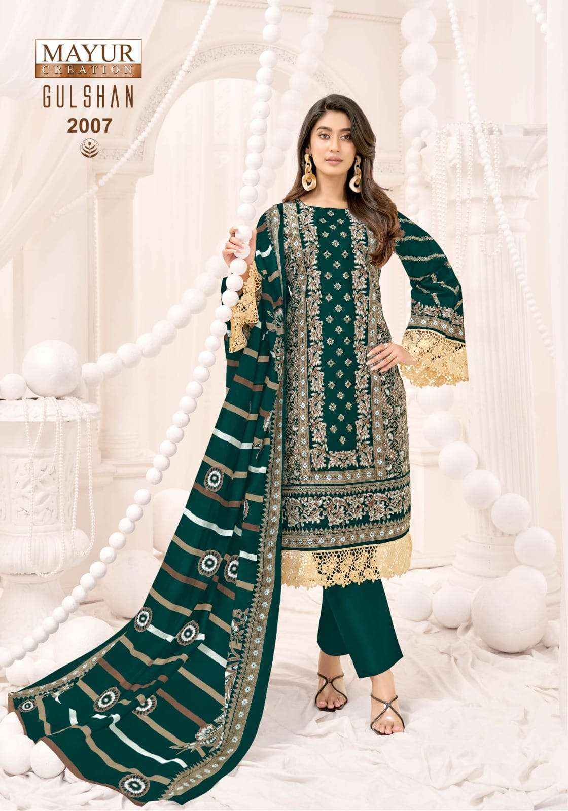 Mayur Gulshan Vol 2 Unstitch Pure Cotton Salwar Kameez Wholesale Rate ( 8 Pcs Catalog )