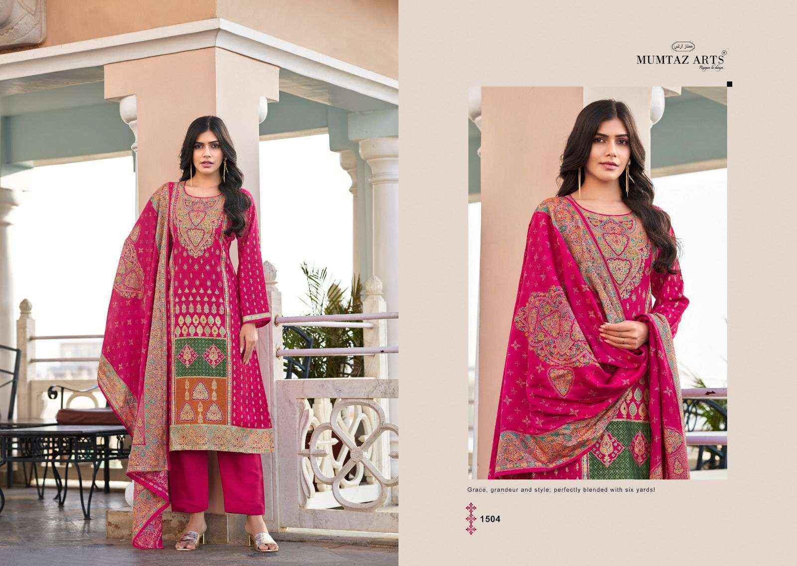 Mumtaz Arts Nasrin Viscose Muslin Dress Material Surat Textile Market ( 6 pcs Catalogue )