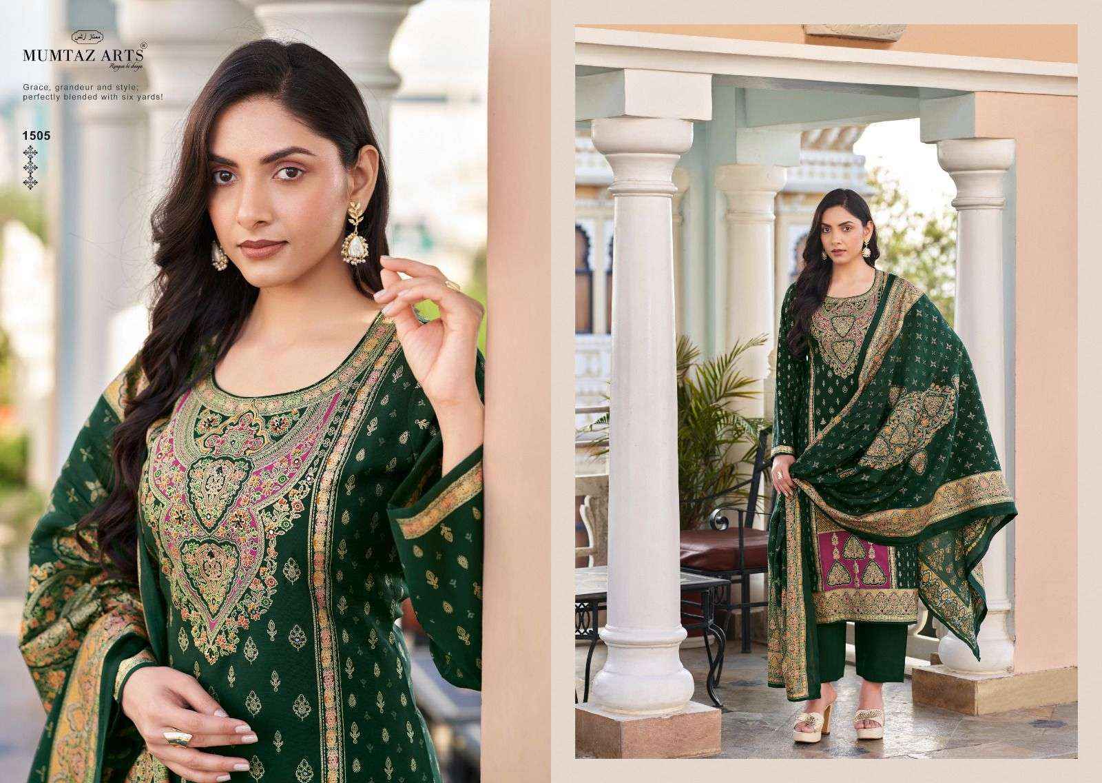 Mumtaz Arts Nasrin Viscose Muslin Dress Material Wholesale Price ( 6 pcs Catalogue )