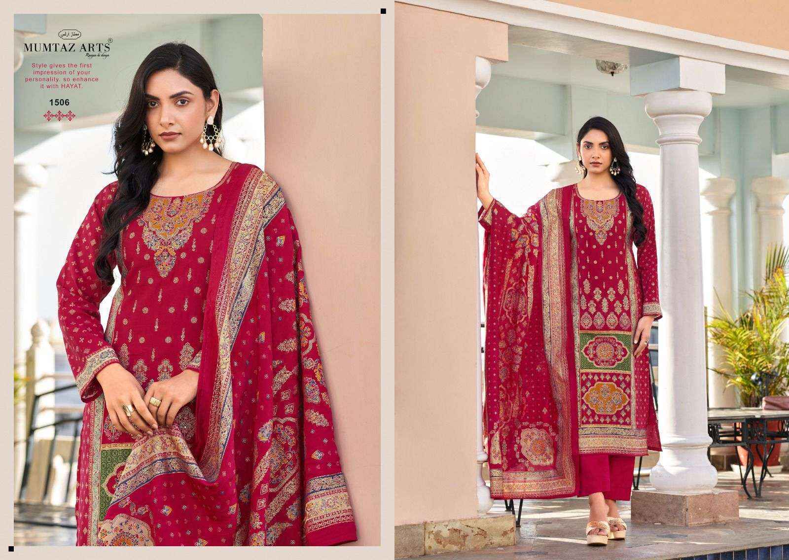 Mumtaz Arts Nasrin Viscose Muslin Dress Material Wholesale Price ( 6 pcs Catalogue )