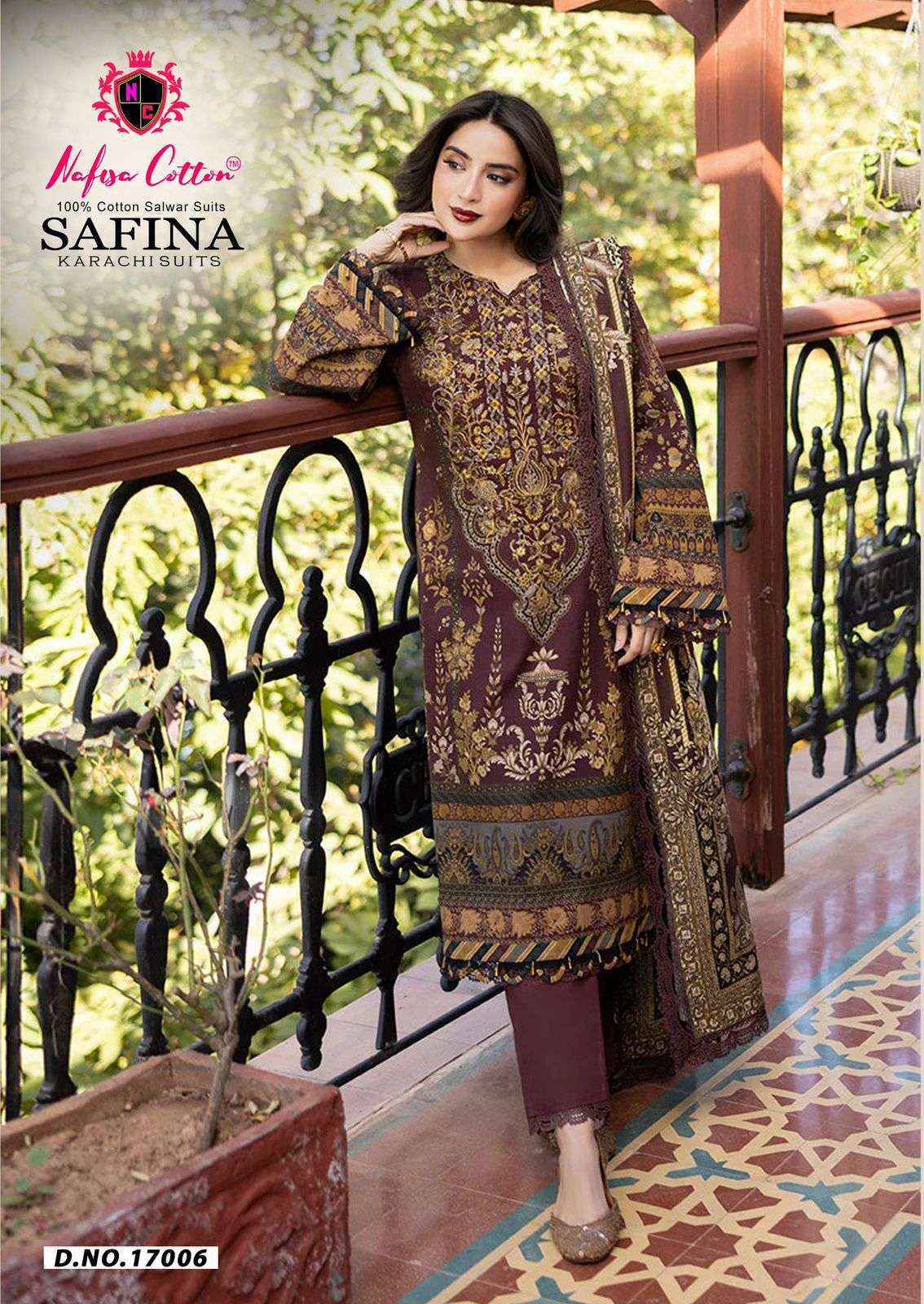 Nafisa Cotton Safina Vol 17 Cotton Dress Material Wholesale Price ( 6 pcs Catalogue )