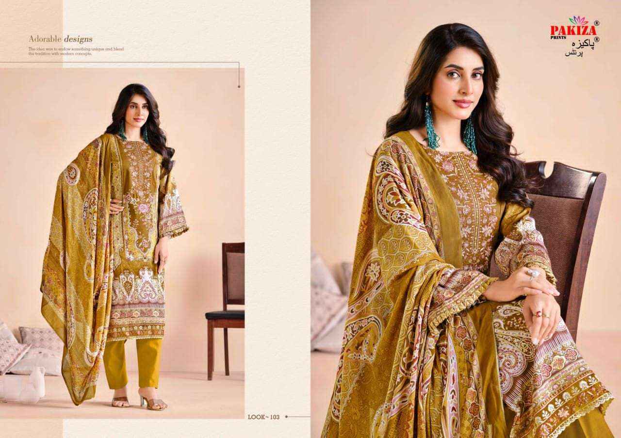Pakiza Prints Farmaish Vol 1 Designer Print Zam Satin Salwar Kameez Wholesale Rate ( 4 Pcs Catalog )