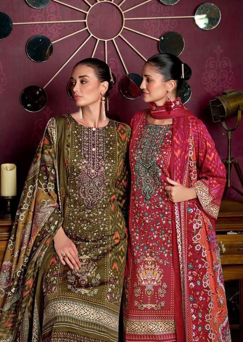 Pakiza Prints Farmaish Vol 6 Jam Satin Dress Material Collection ( 4 Pcs Catalog )