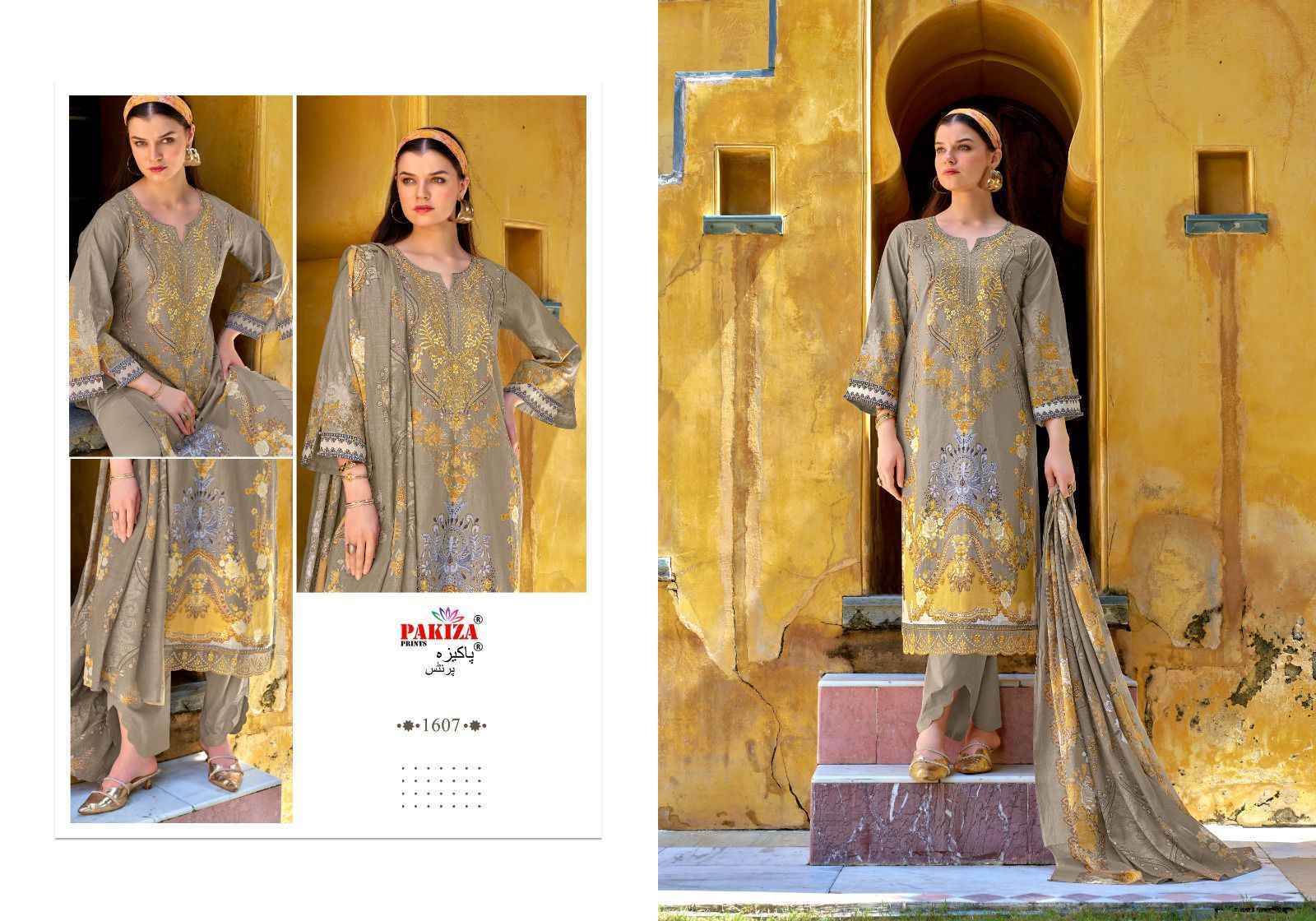 Pakiza Prints Naksh Vol 16 Lawn Cotton Dress Material Wholesale Price ( 10 pcs Catalogue )