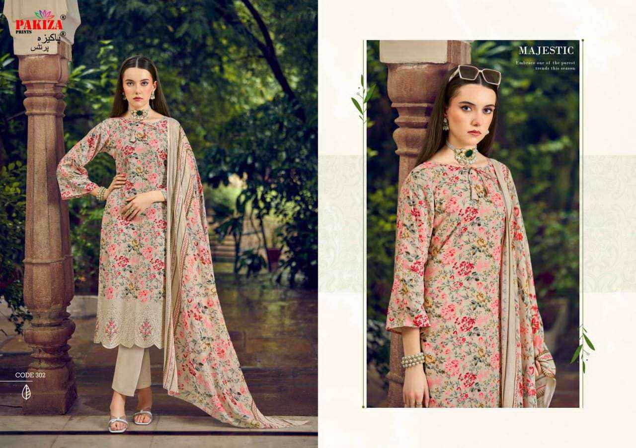 Pakiza Prints Nawazish Vol 3 Fancy Lawn Cotton Salwar Suit Wholesale Rate ( 4 Pcs Catalog )
