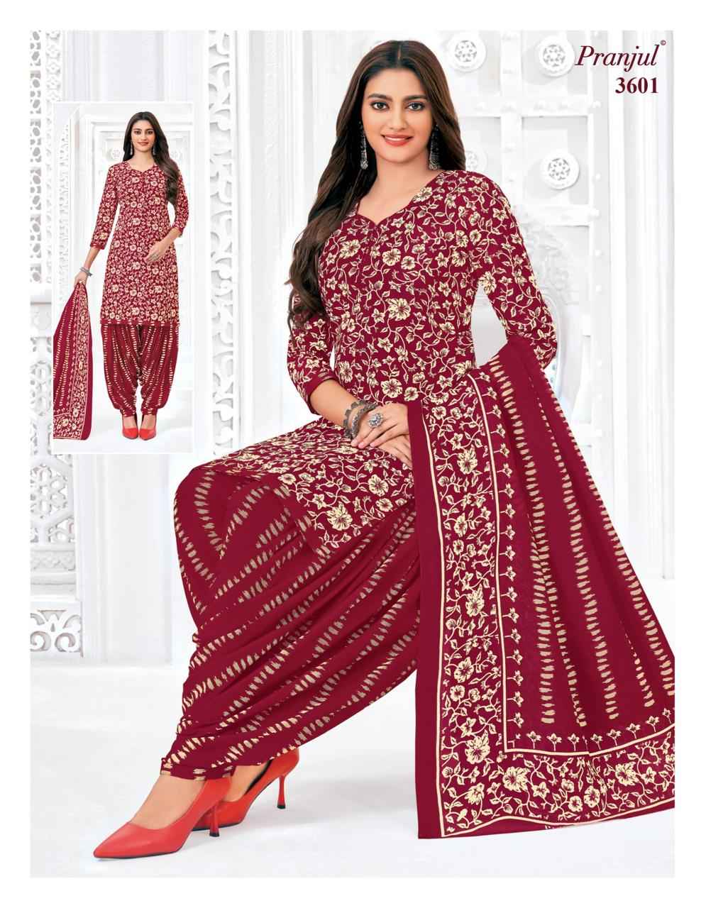 Pranjul fashion Priyanshi Vol 36 Unstitched Dress Material At Wholesale Price ( 6 Pcs Set )