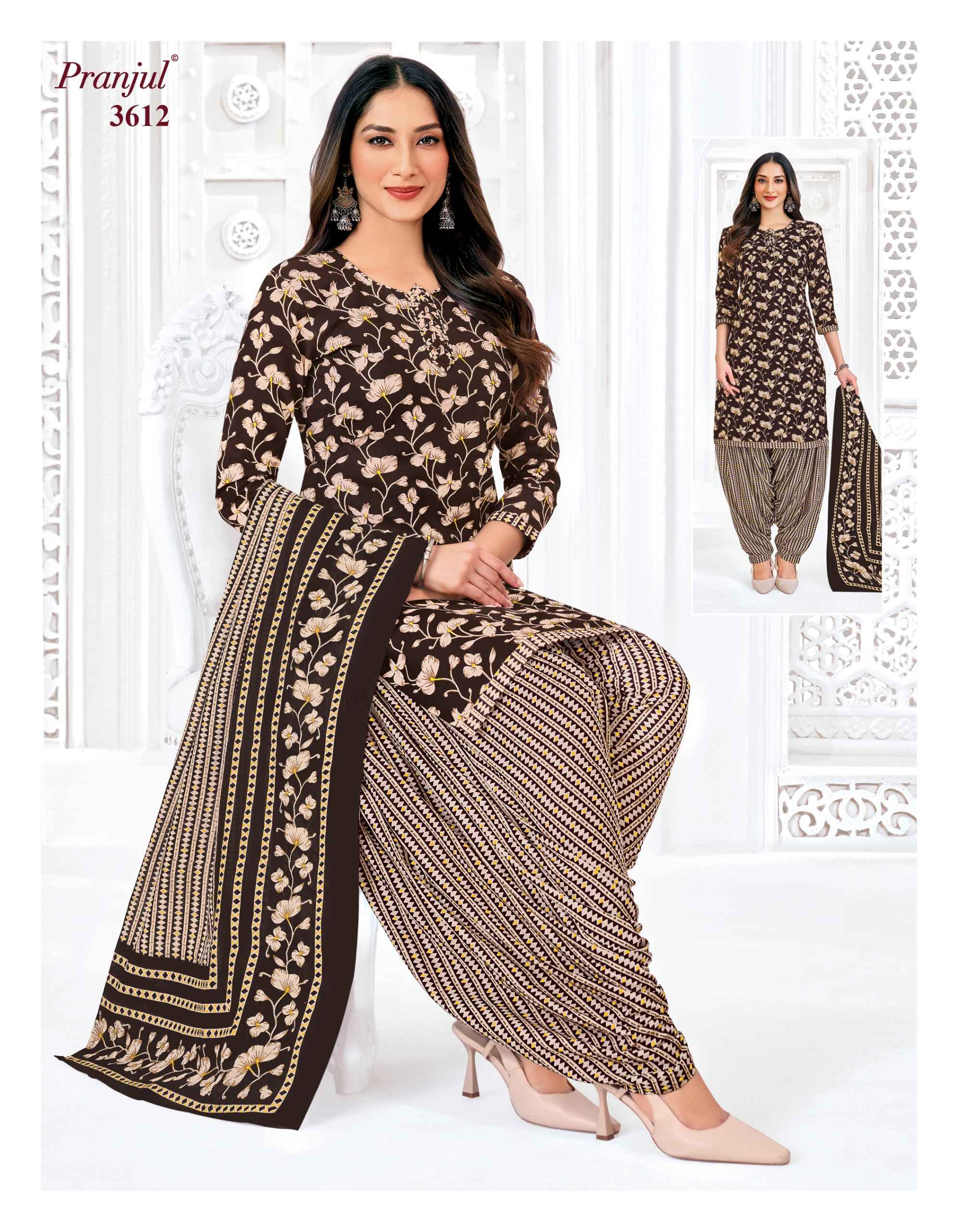 Pranjul fashion Priyanshi Vol 36 Unstitched Dress Material At Wholesale Price ( 6 Pcs Set )